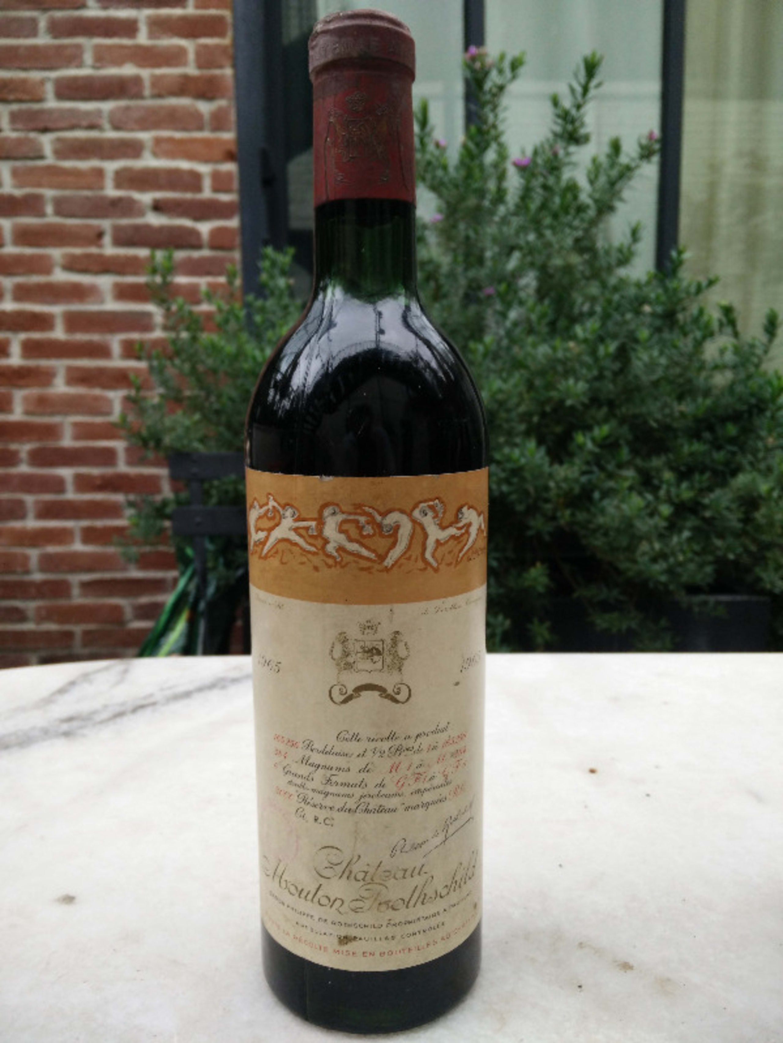 Château Mouton Rothschild, Pauillac, 1965