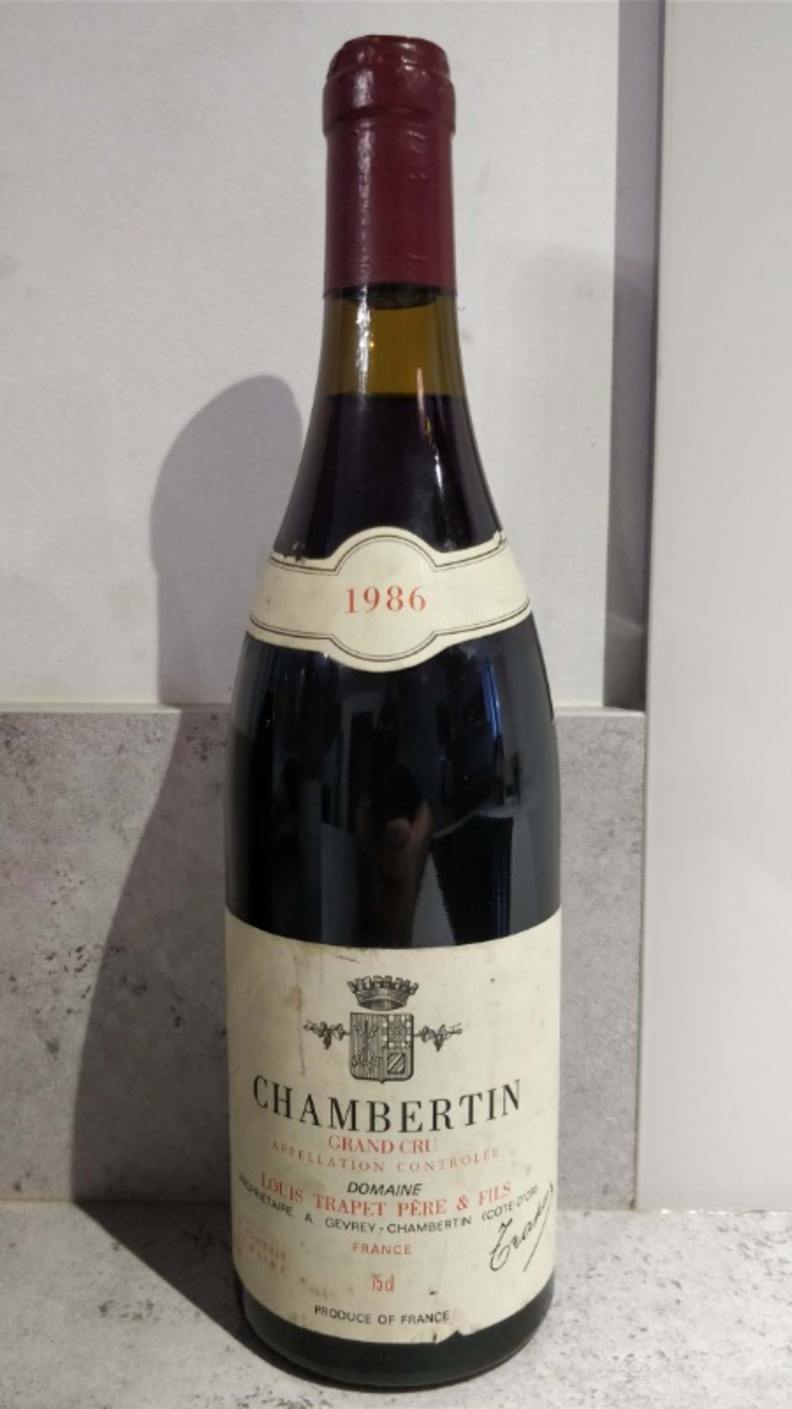 Chambertin, Louis Trapet père et fils, 1986