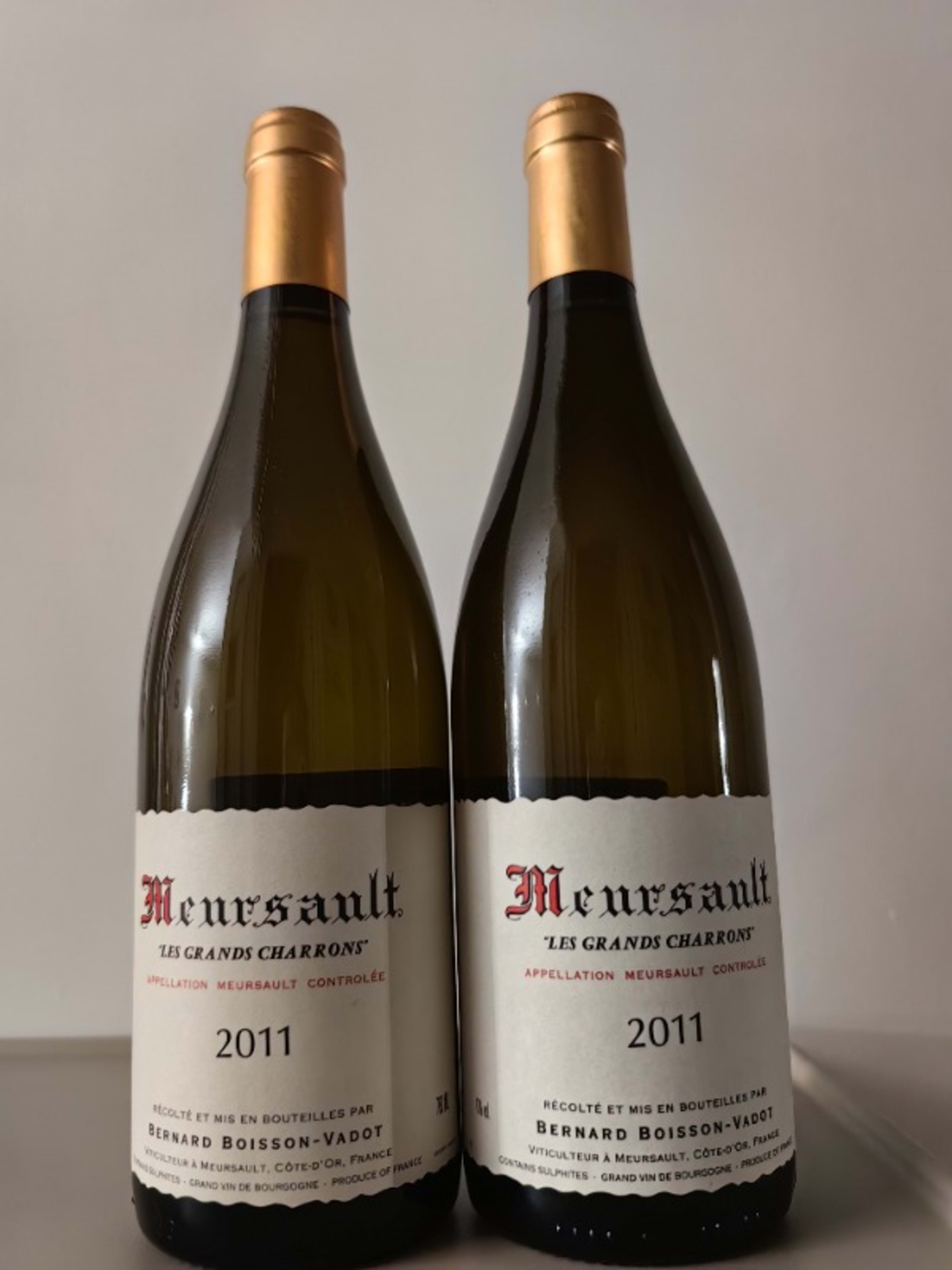 2 x Meursault, Les Grands Charrons, Bernard Boisson- Vadot, 2011