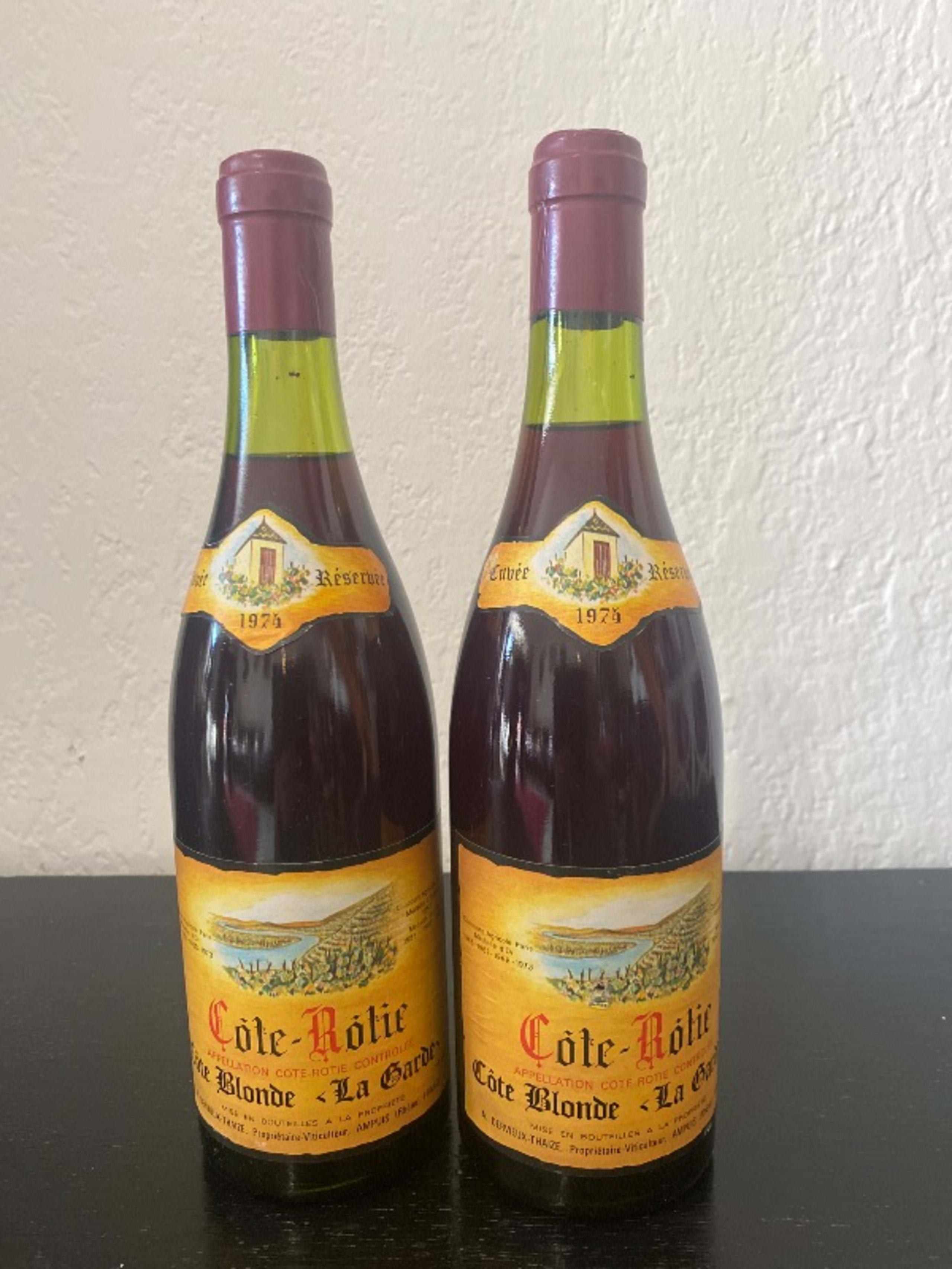 2 x Côte-Rôtie, Côté Blonde, Dervieux-Thaize, 1974