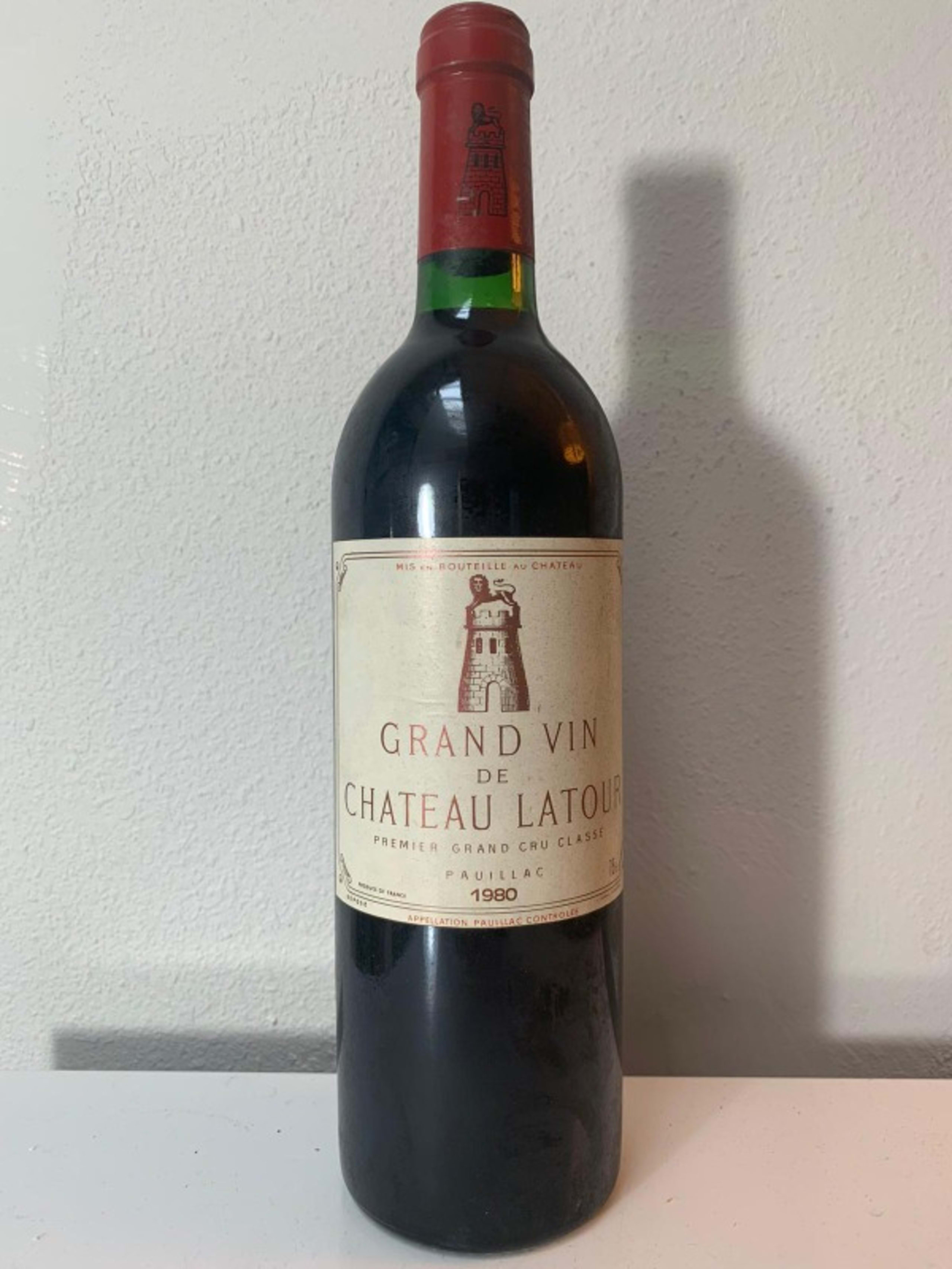 Grand vin de Château Latour, Pauillac, 1980