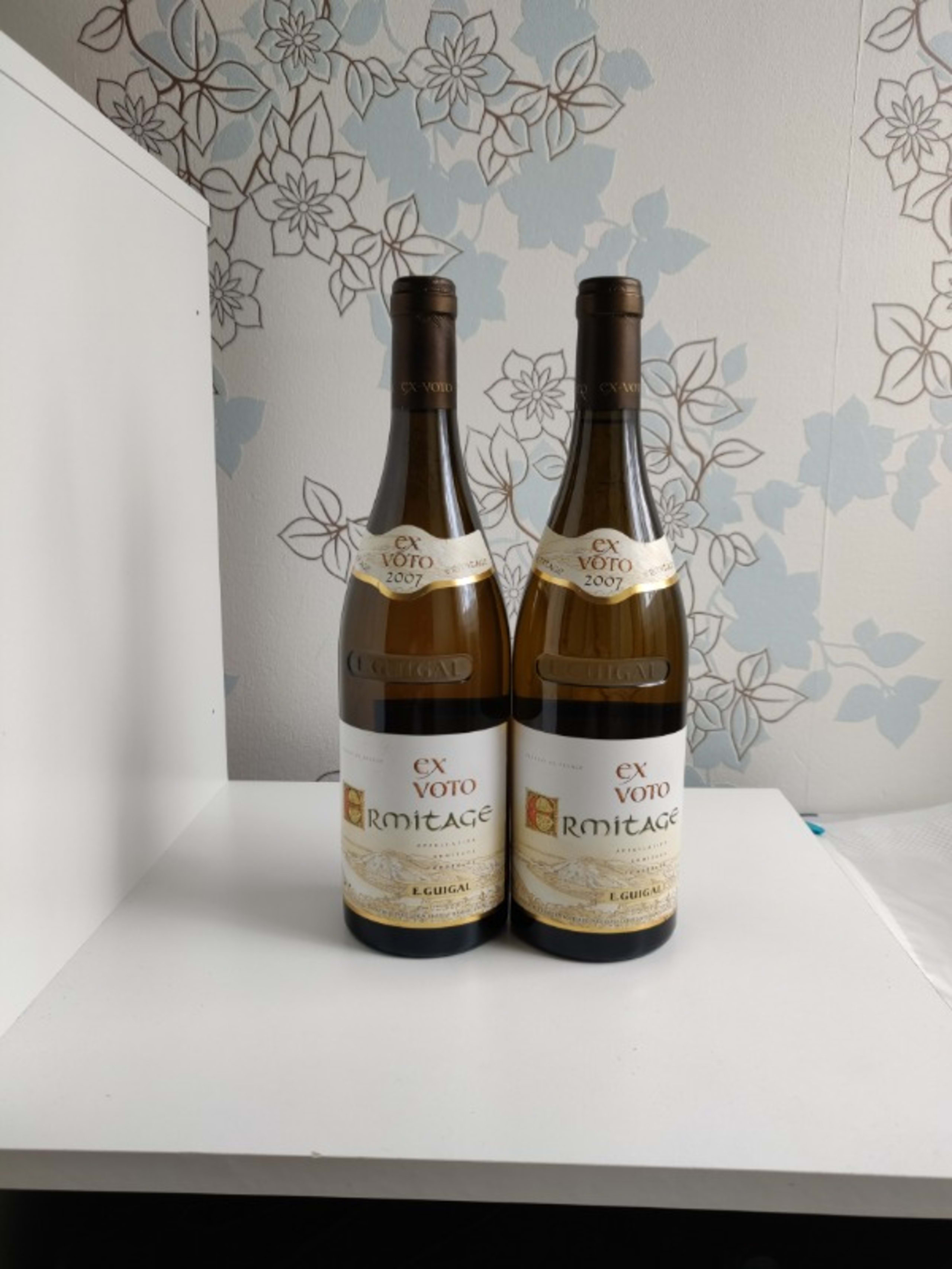 2 x Hermitage, Ex Voto, bc/wh, E.Guigal, 2007