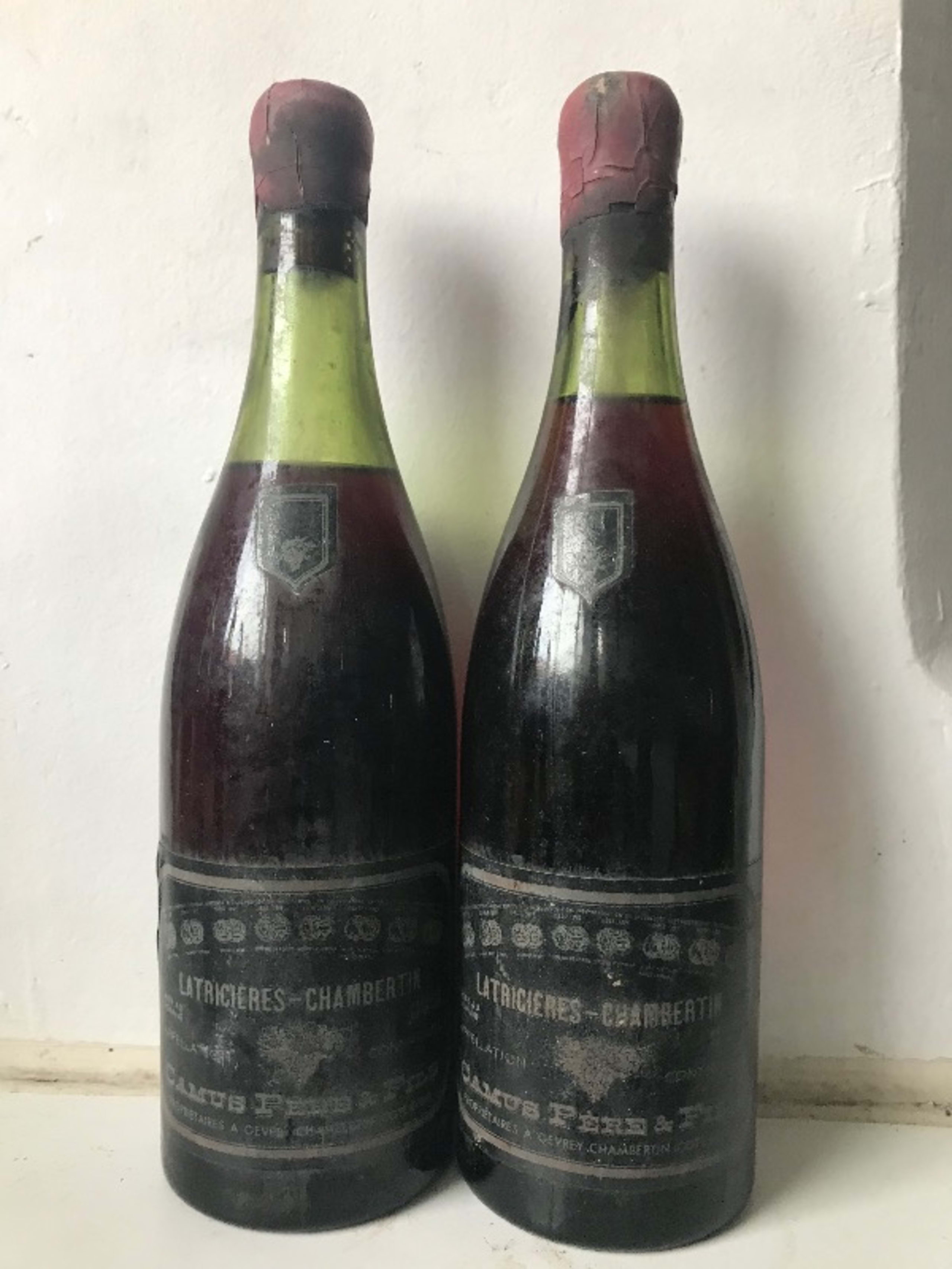 2 x Latricières-Chambertin, Domaine Camus, 1969