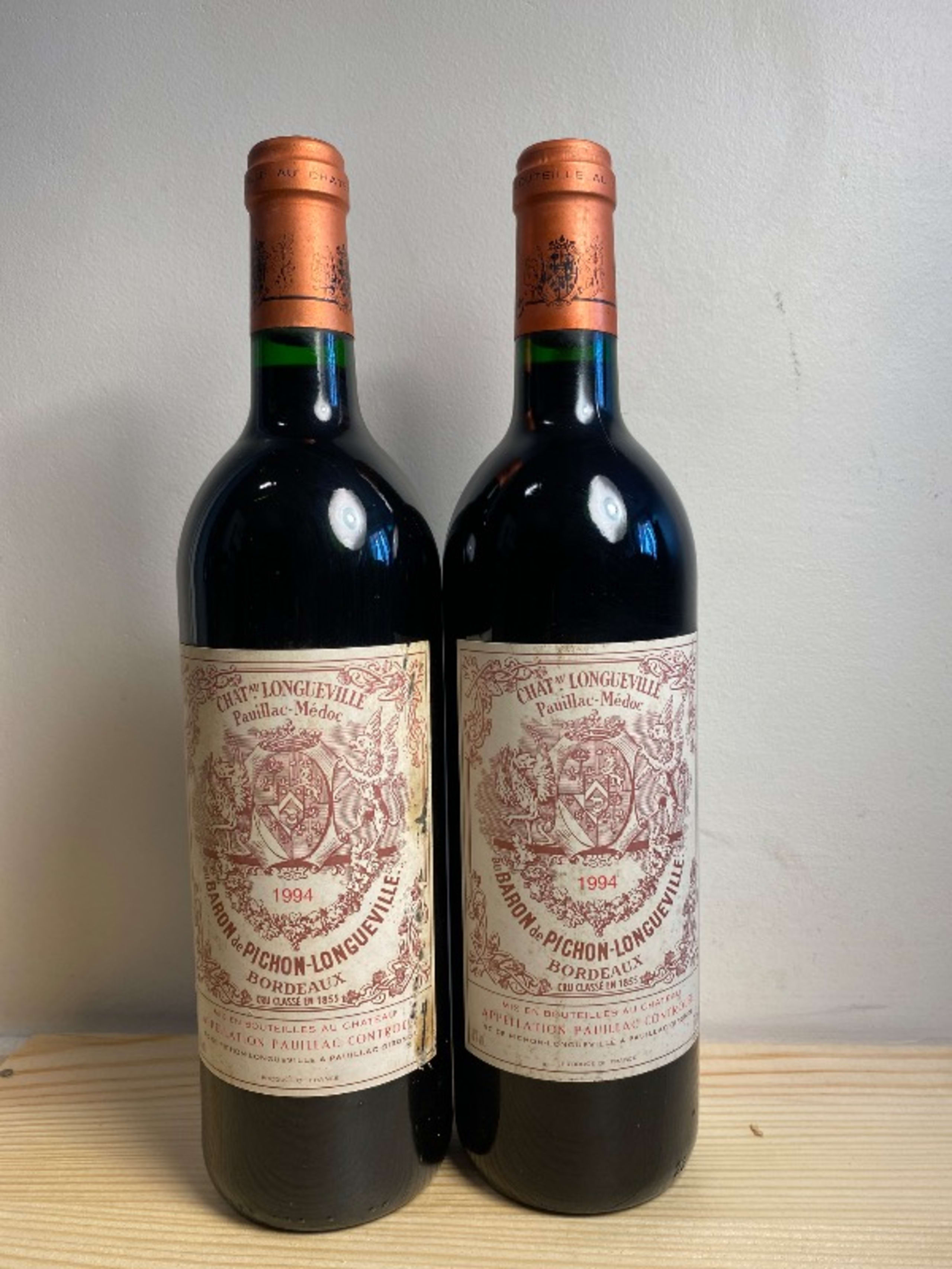 2 x Au baron, Château Pichon Longueville, Pauillac, 1994