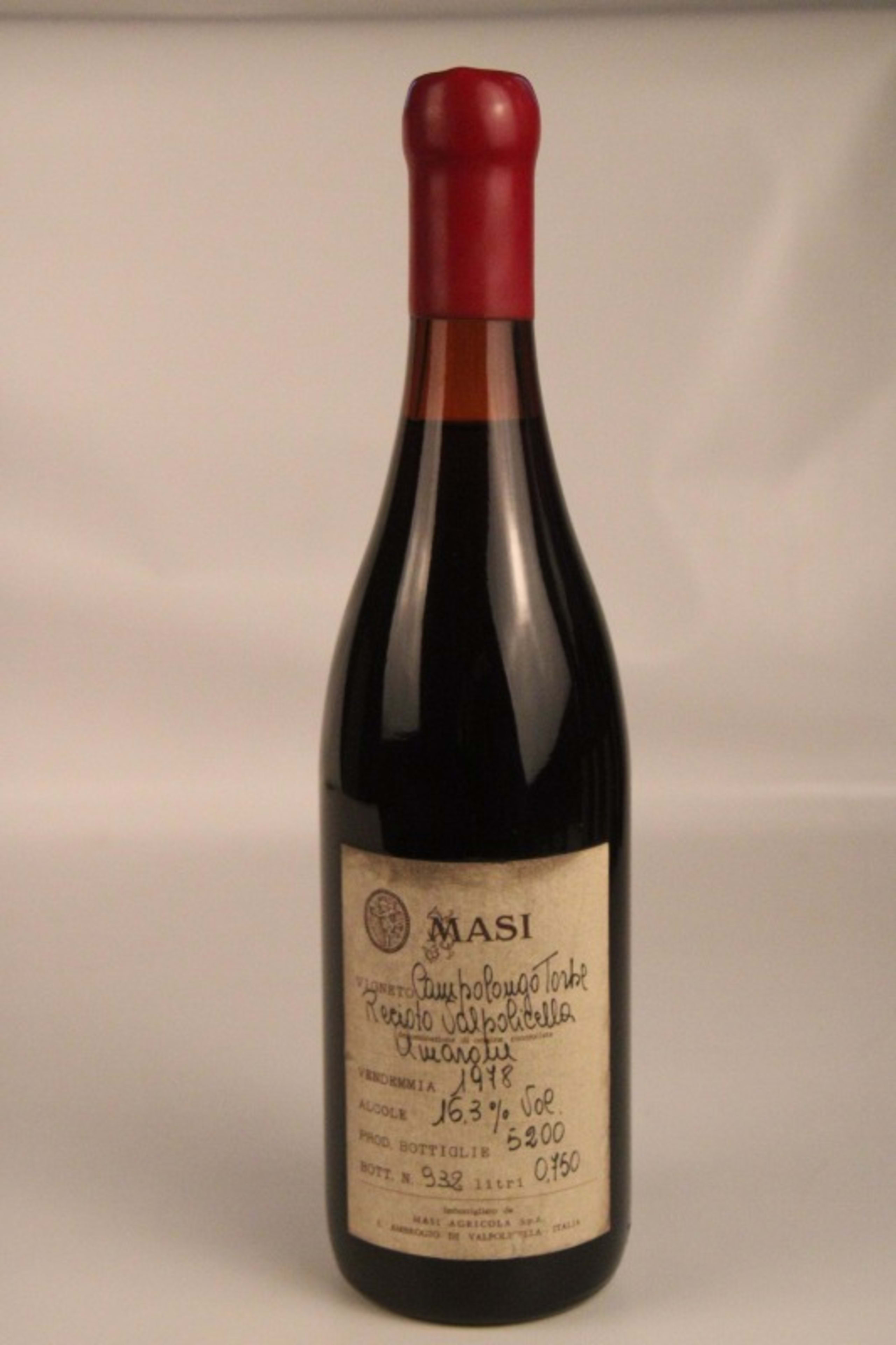 Campolongo Di Torbe, Masi, Amarone della Valpolicella, 1978