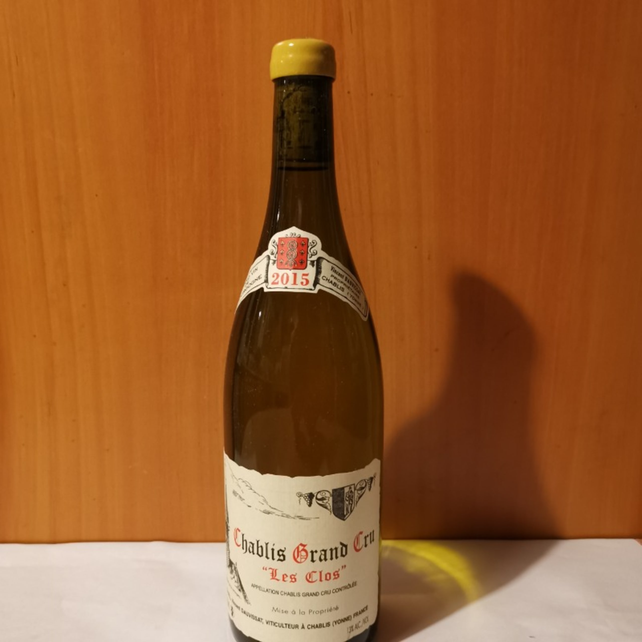 Chablis Grand Cru, Clos, Vincent Dauvissat, 2015