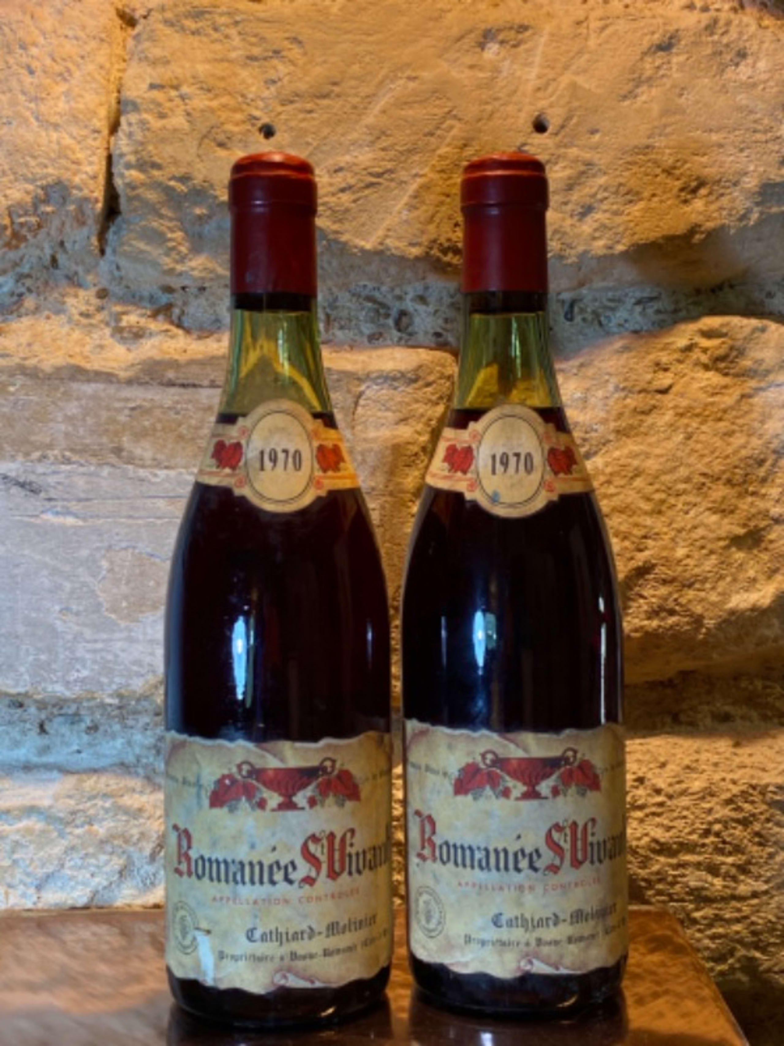 2 x Romanée-Saint-Vivant, Domaine Cathiard-Molinier, 1970