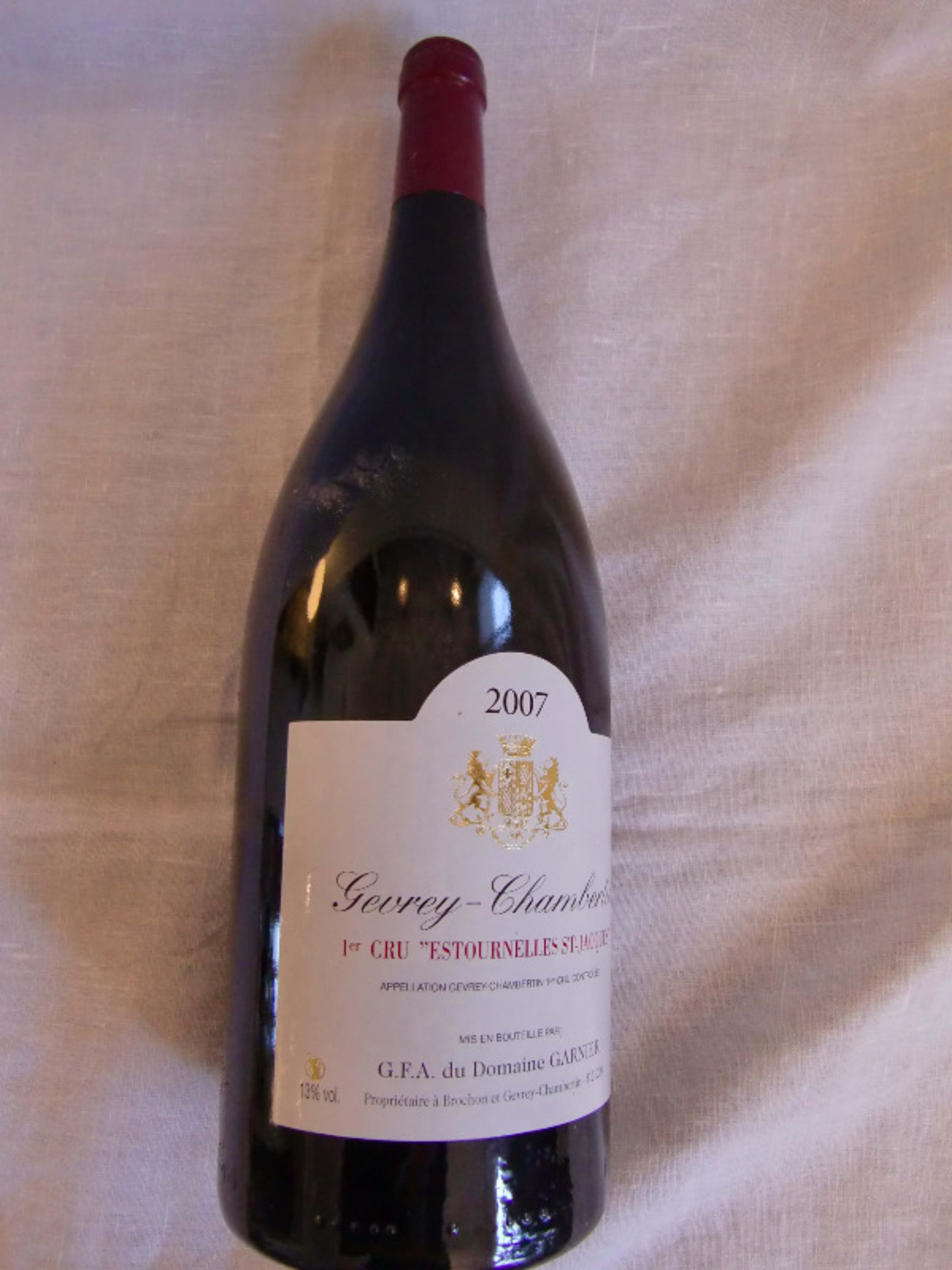 Gevrey-Chambertin, Estournelles Saint-Jacques, Domaine Garnier, 2007 (Mg)