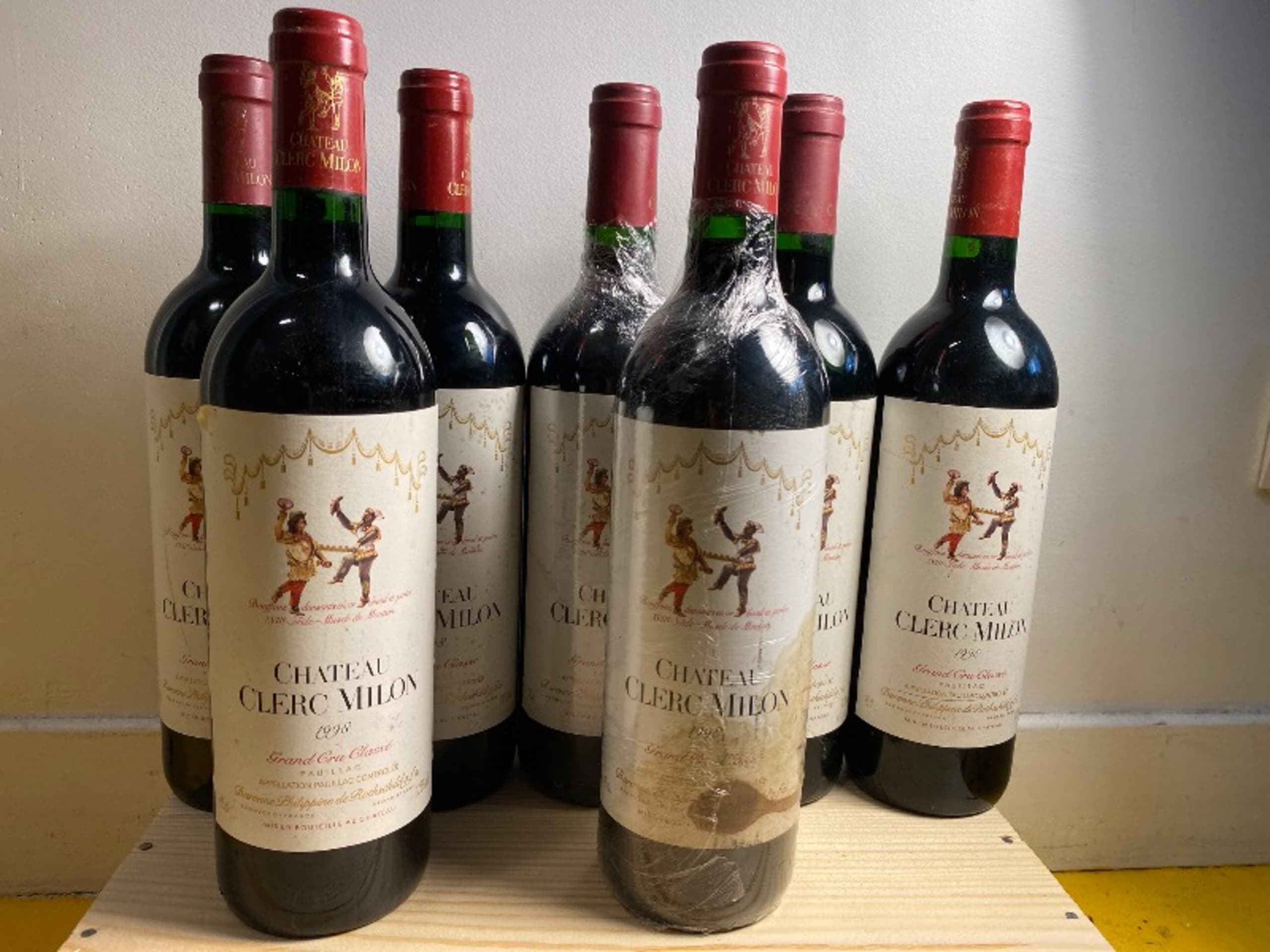 7 x Château Clerc Milon, Pauillac, 1998