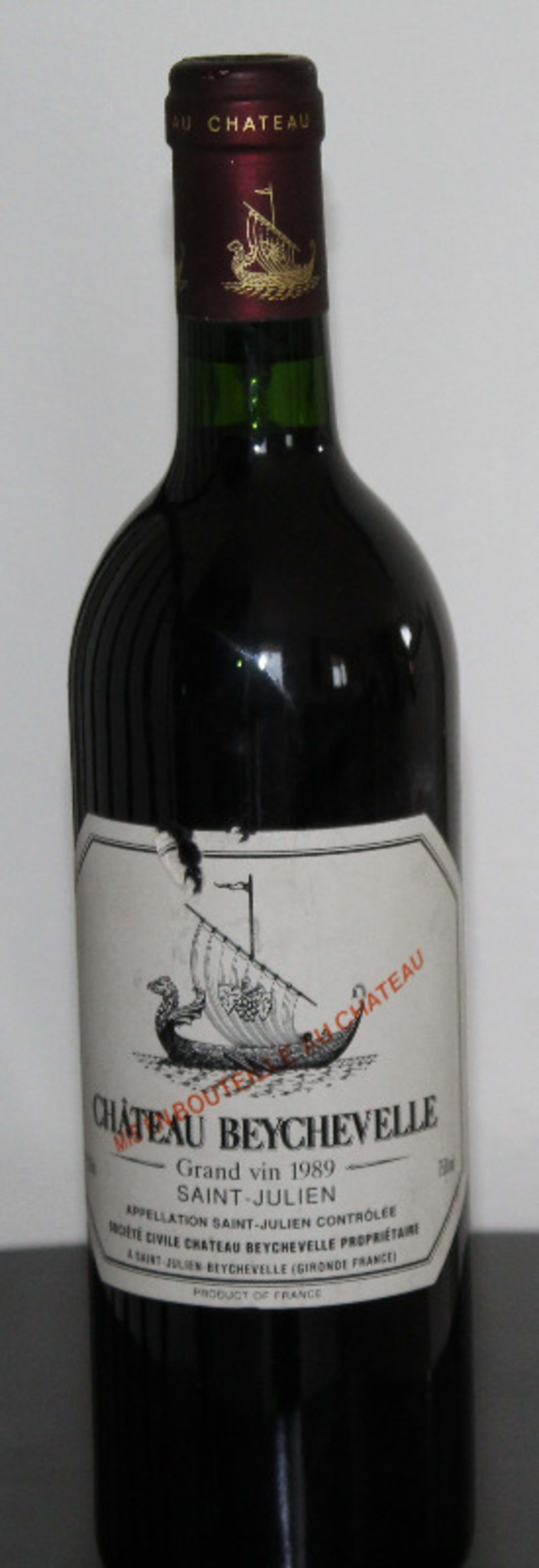 Château Beychevelle, Saint-Julien, 1989