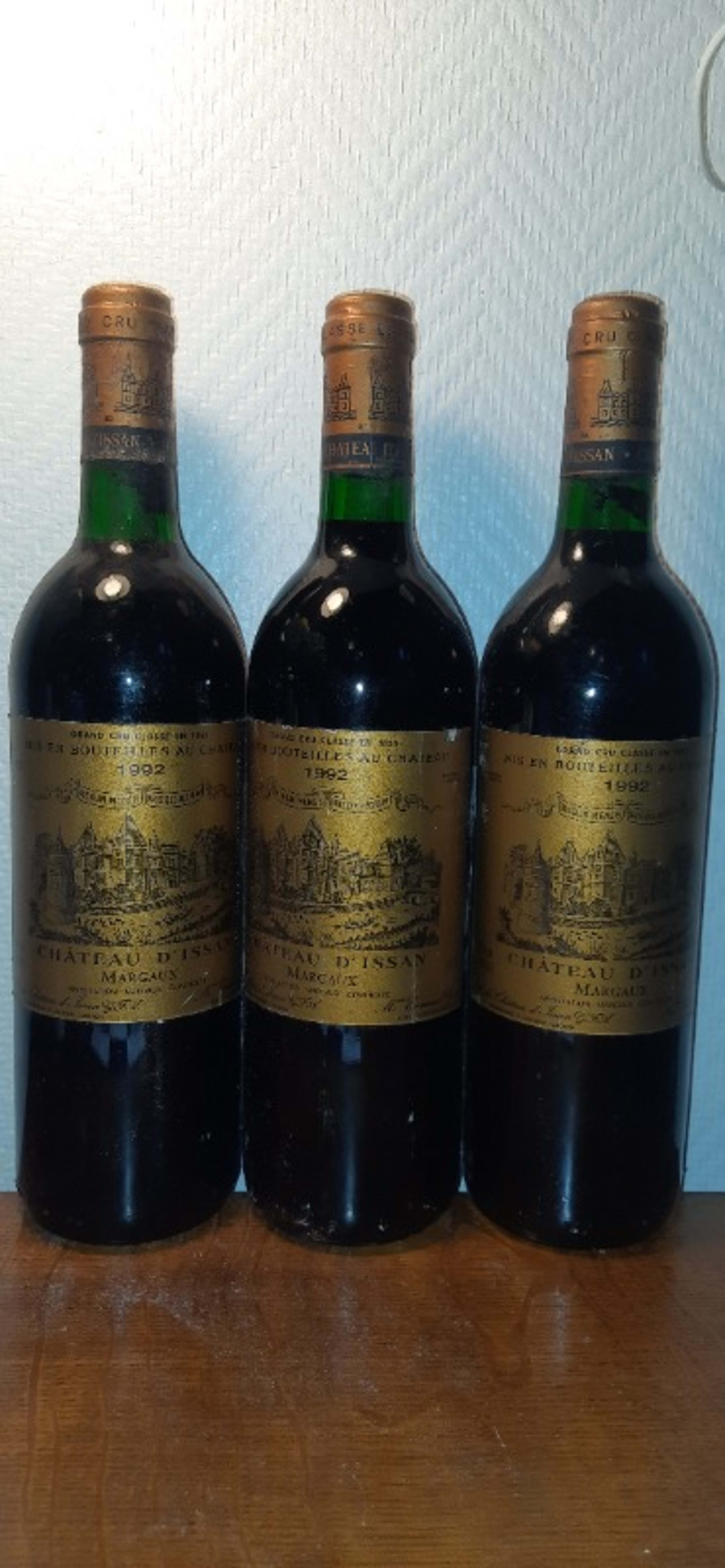 3 x Château d'Issan, Margaux, 1992