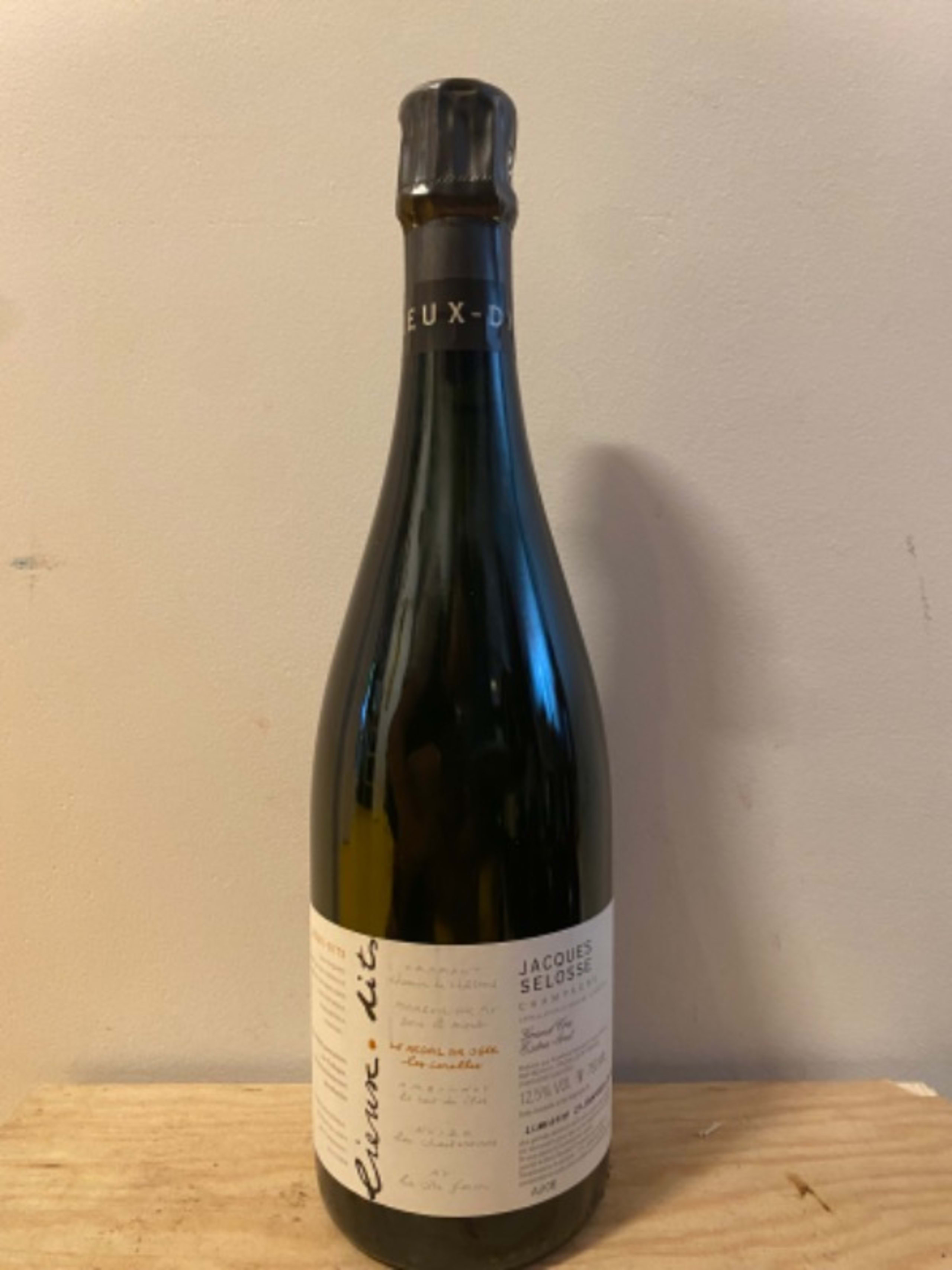 Lieux dits Les Carelles Le Mesnil Sur Oger Extra Bru, Jacques Selosse, Champagne, 2019