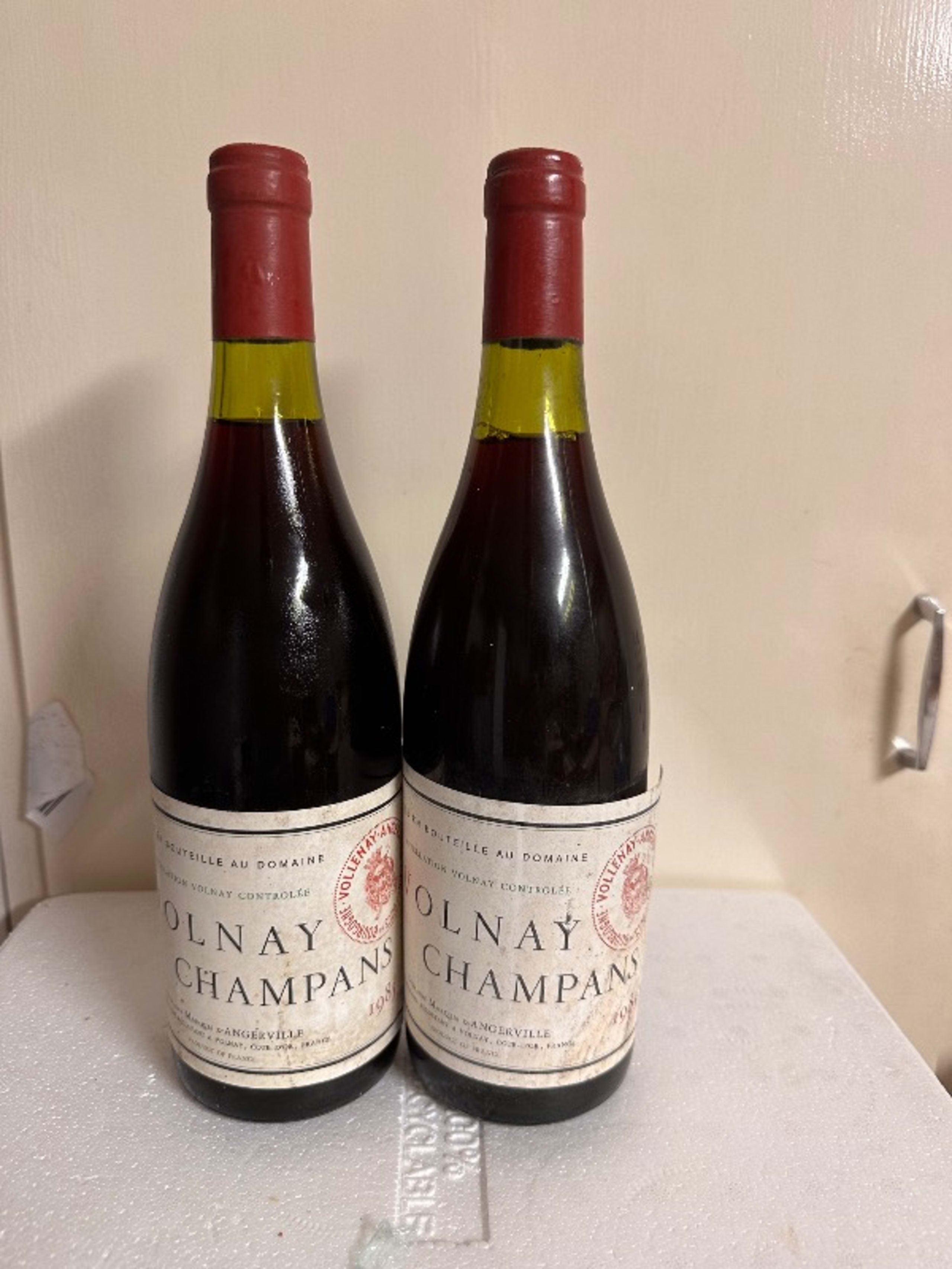 2 x Volnay, 1er Cru - Champans, Marquis d'Angerville, 1985