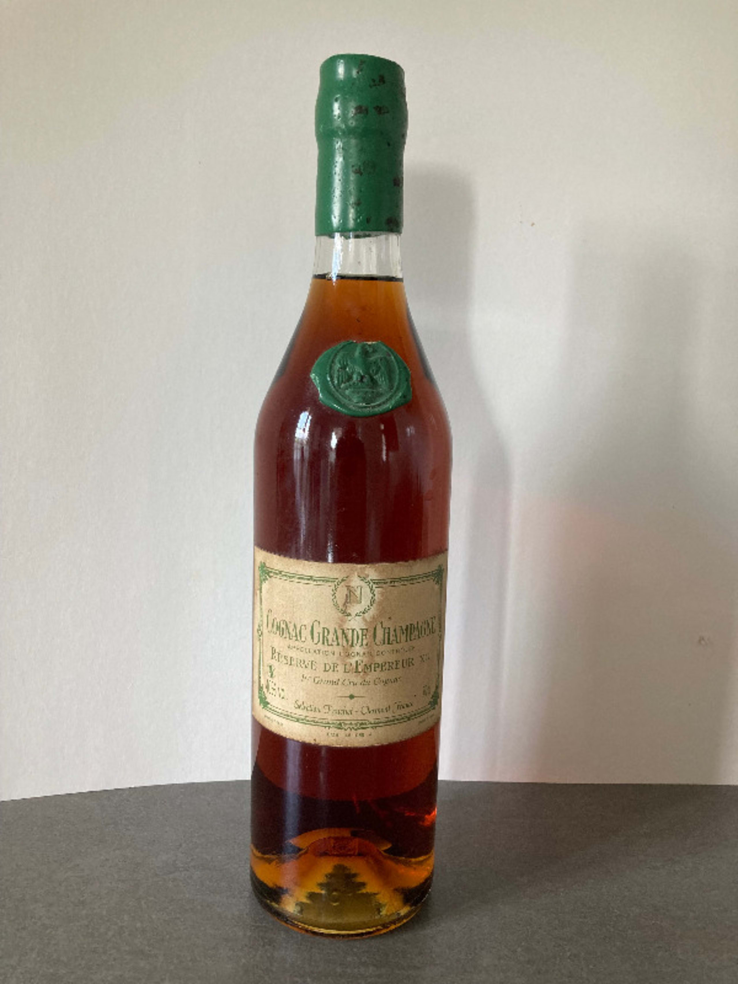 Reserve de l'Empereur X. O., Grande Champagne selection Peuchet, Cognac