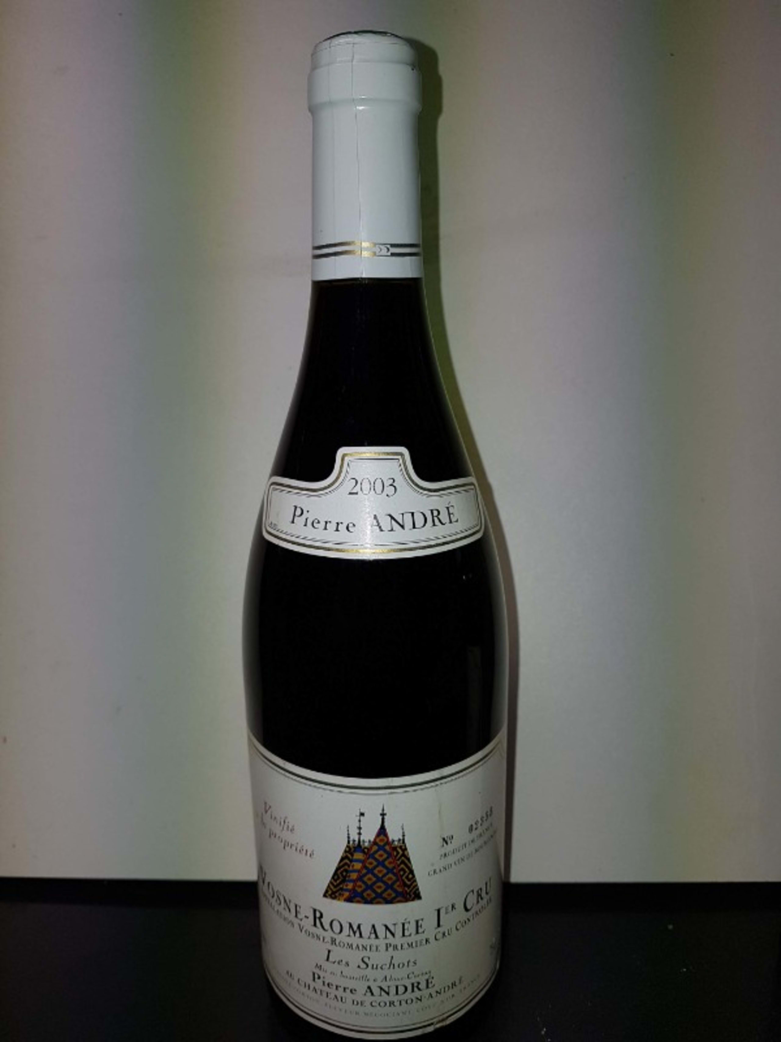 Vosne-Romanée, 1er Cru - Les SUCHOTS, PIERRE ANDRE, 2003