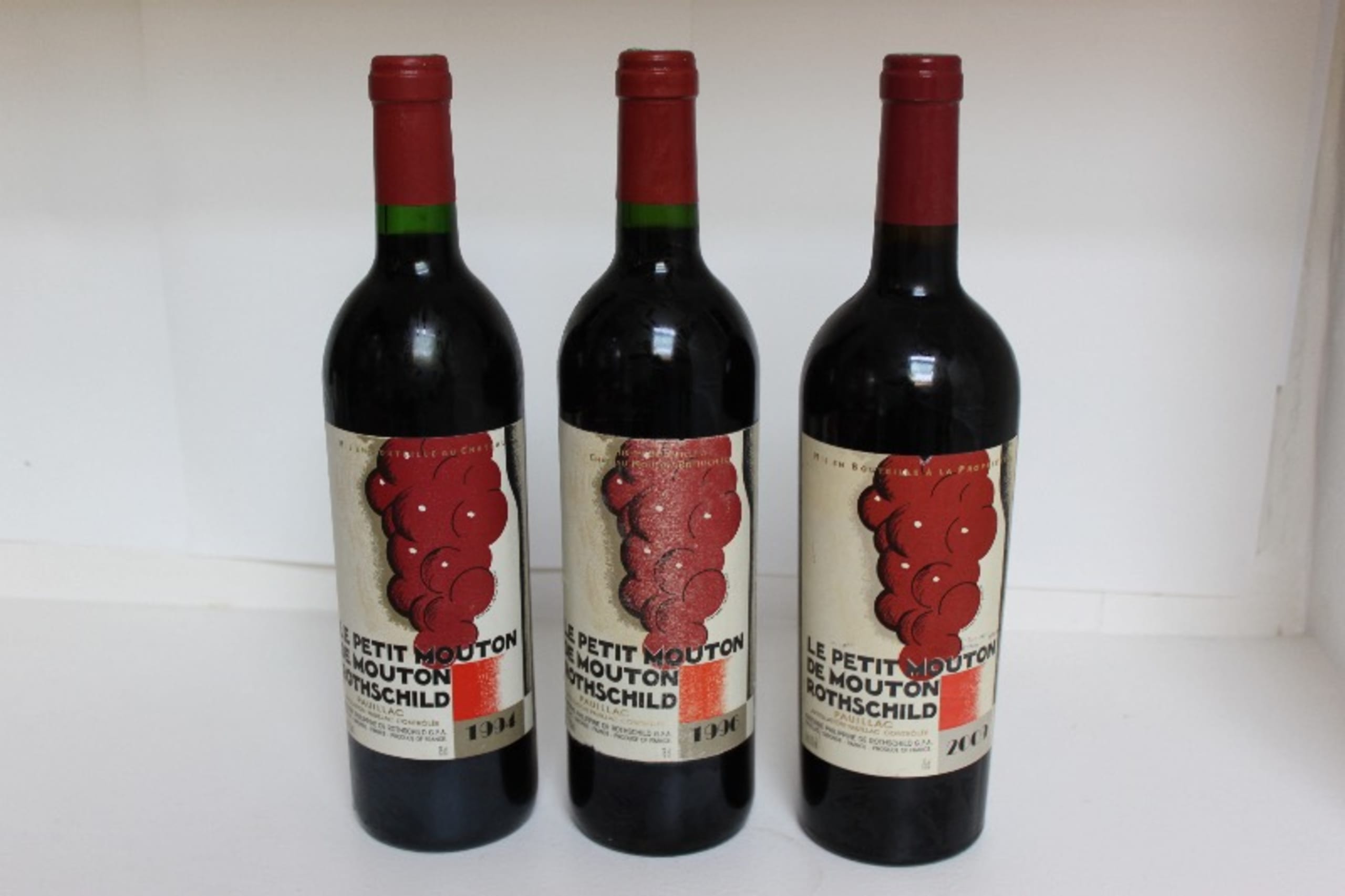3 x Le Petit Mouton, Château Mouton Rothschild, Pauillac, 2009