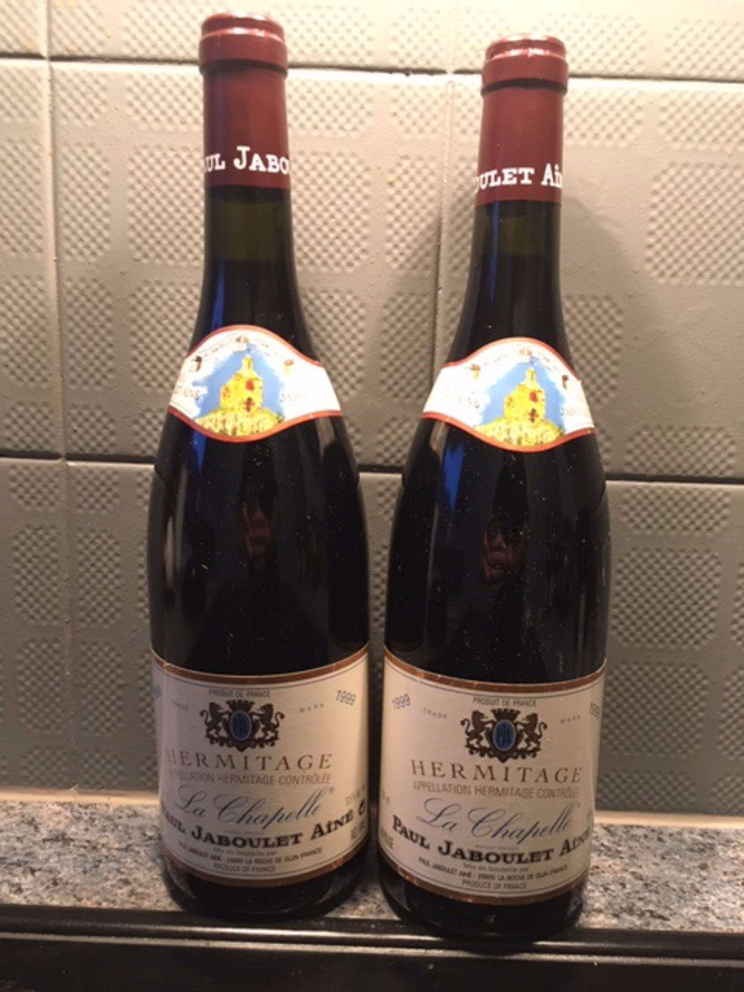 2 x Hermitage, La Chapelle, Paul Jaboulet Ainé, 1999