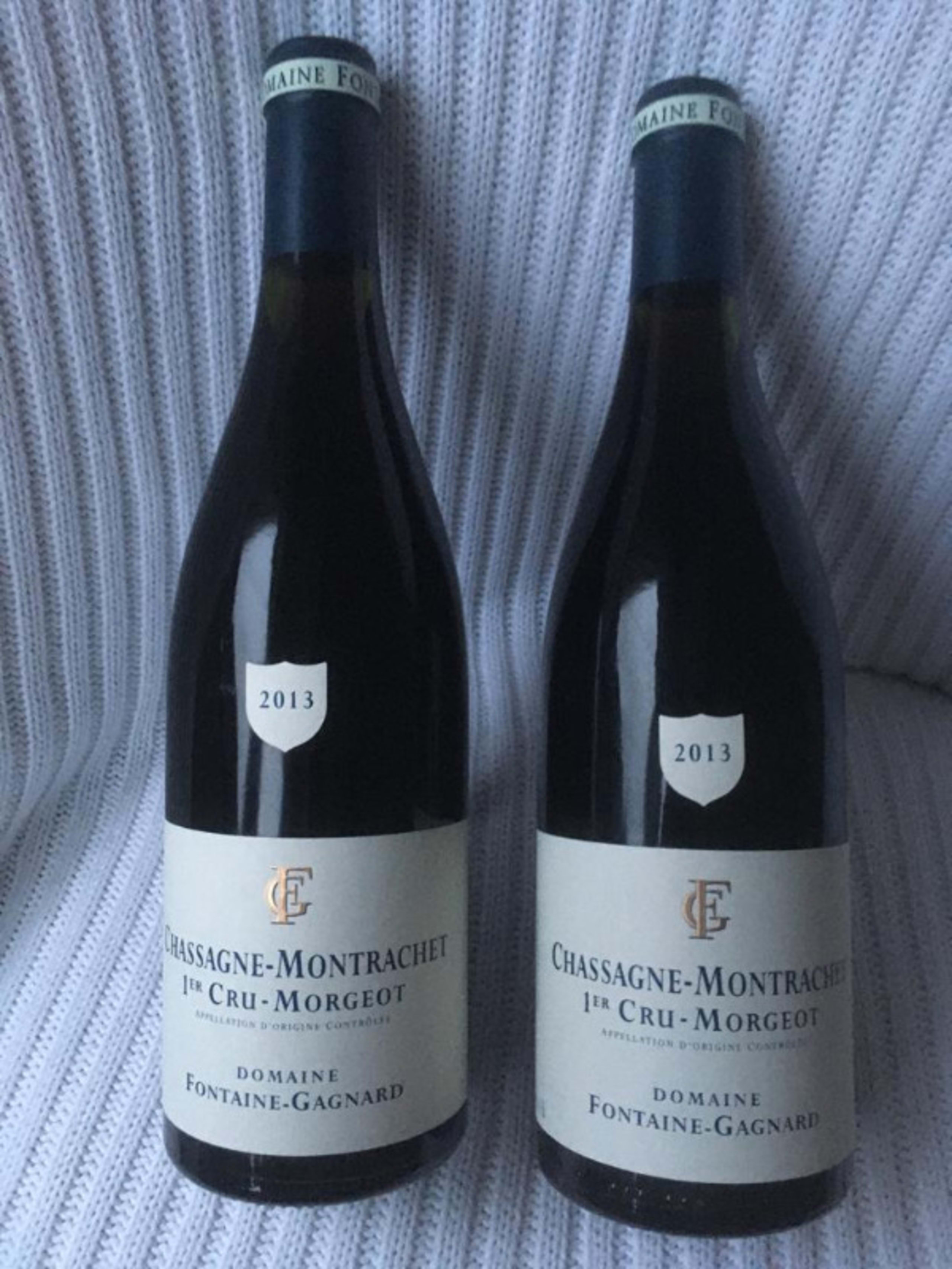 2 x Chassagne-Montrachet, 1er Cru - Morgeot, Domaine Fontaine Gagnard, 2013