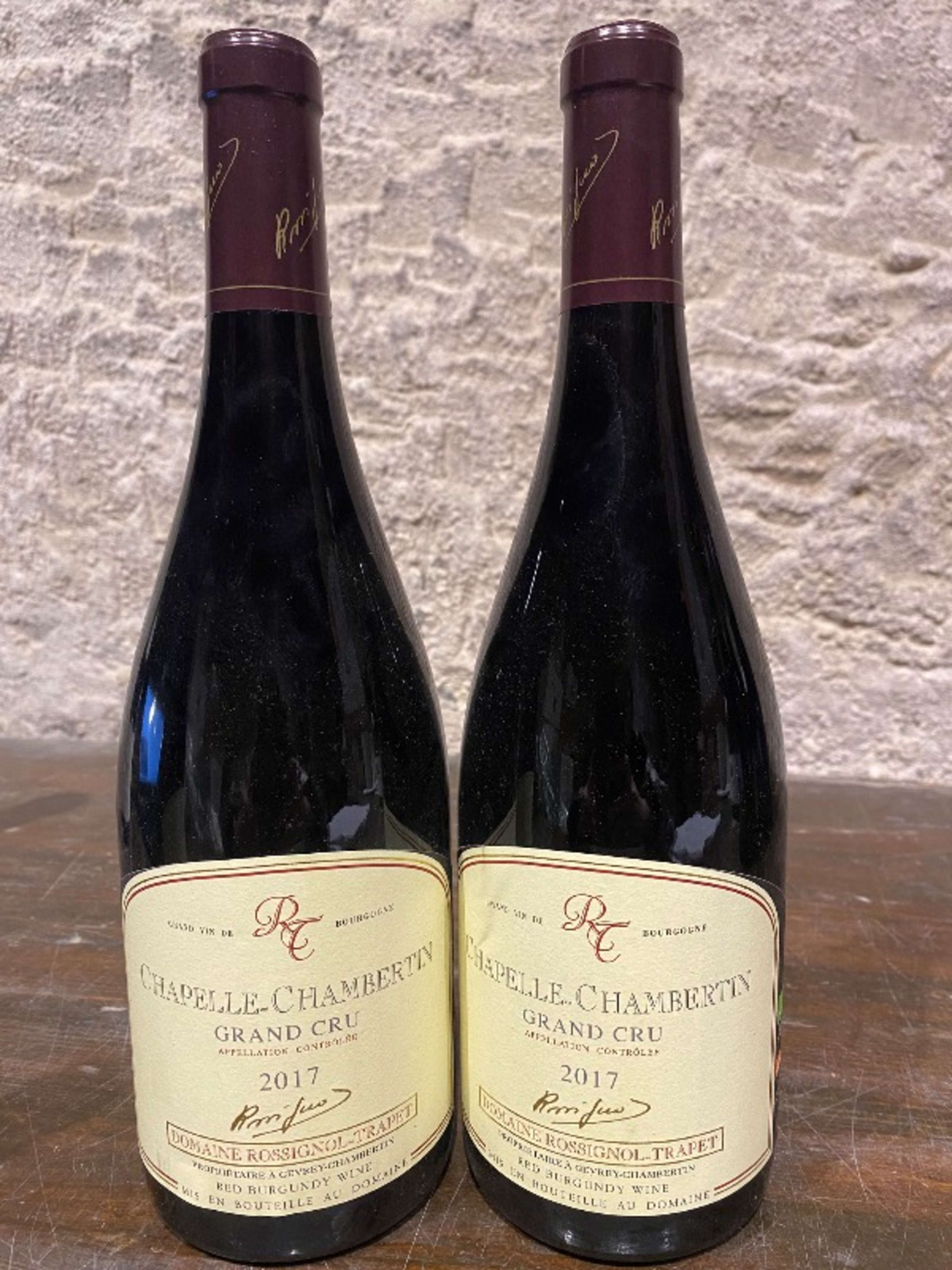 2 x Chapelle-Chambertin, Grand Cru, domaine Rossignol-Trapet, 2017