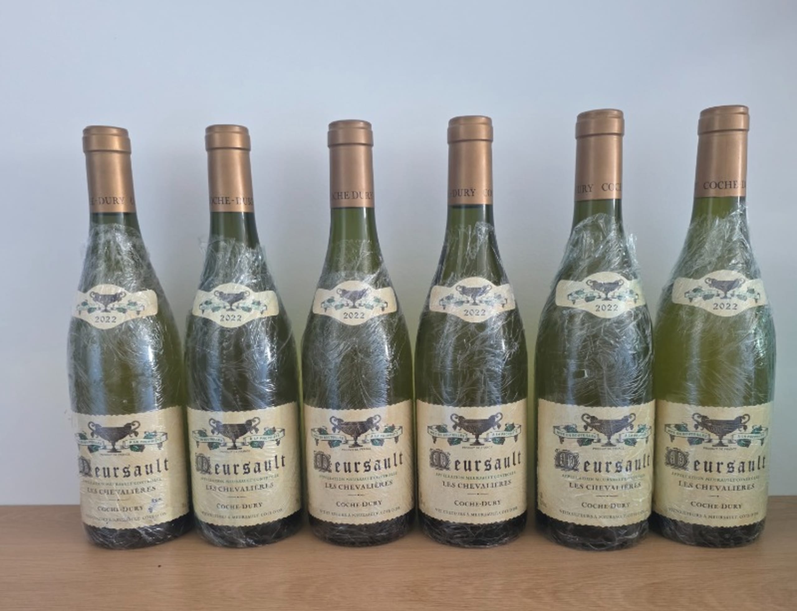 6 x Meursault, Les Chevalières, Coche Dury, 2022