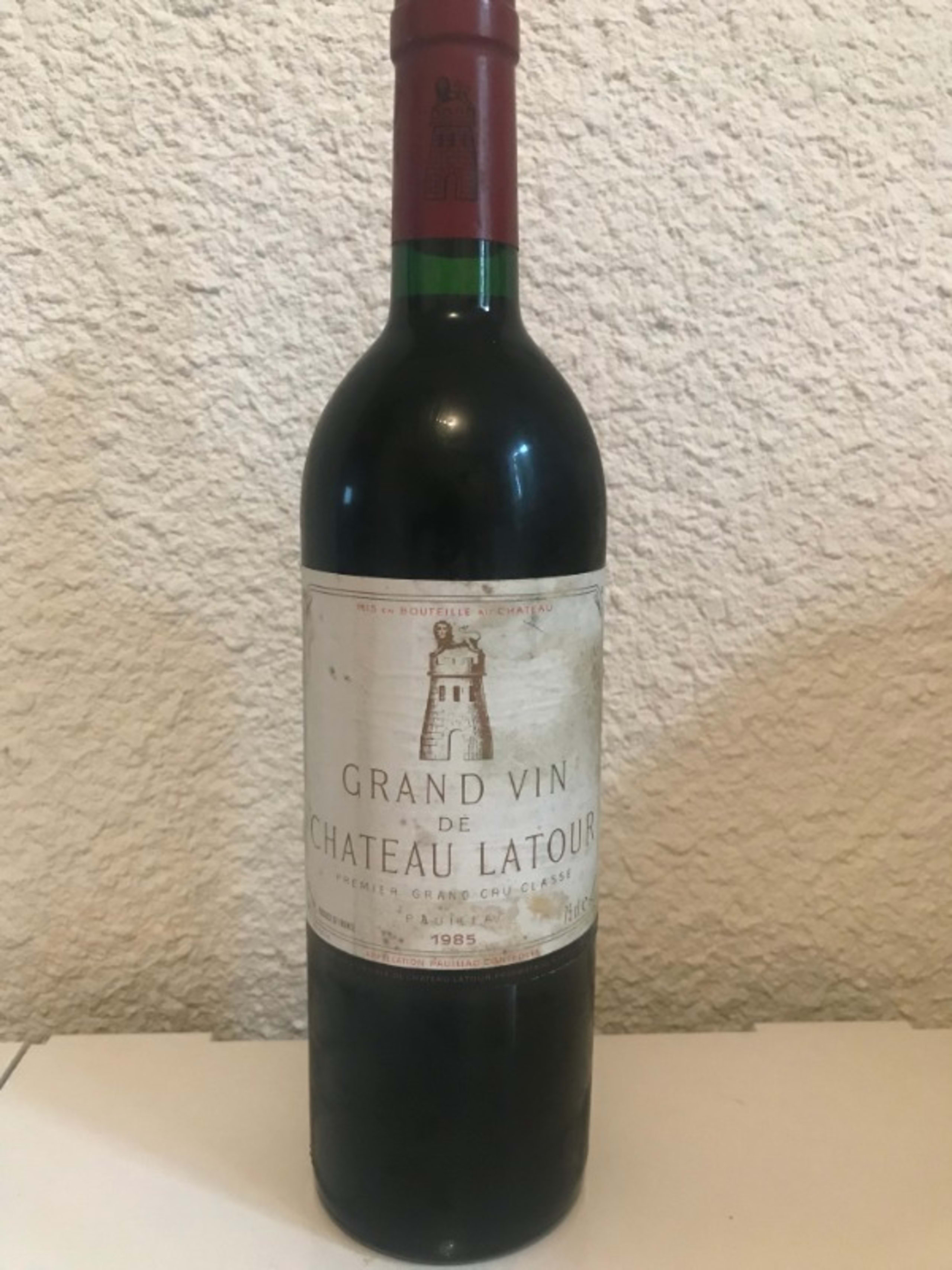 Grand Vin de château Latour, Pauillac, 1985