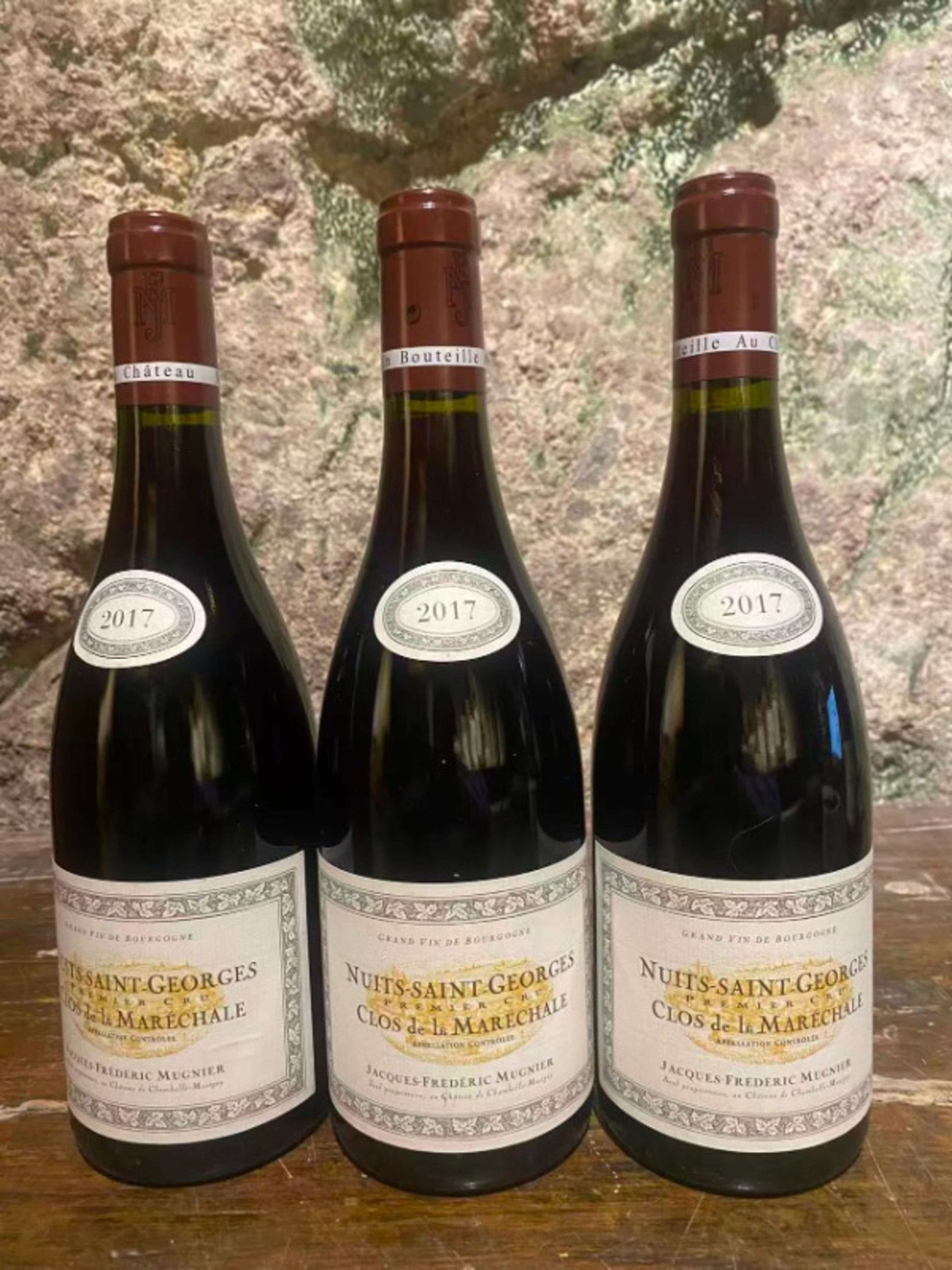 3 x Nuits-Saint-Georges, Clos de la Maréchale, Domaine Jacques Frédéric Mugnier, 2017