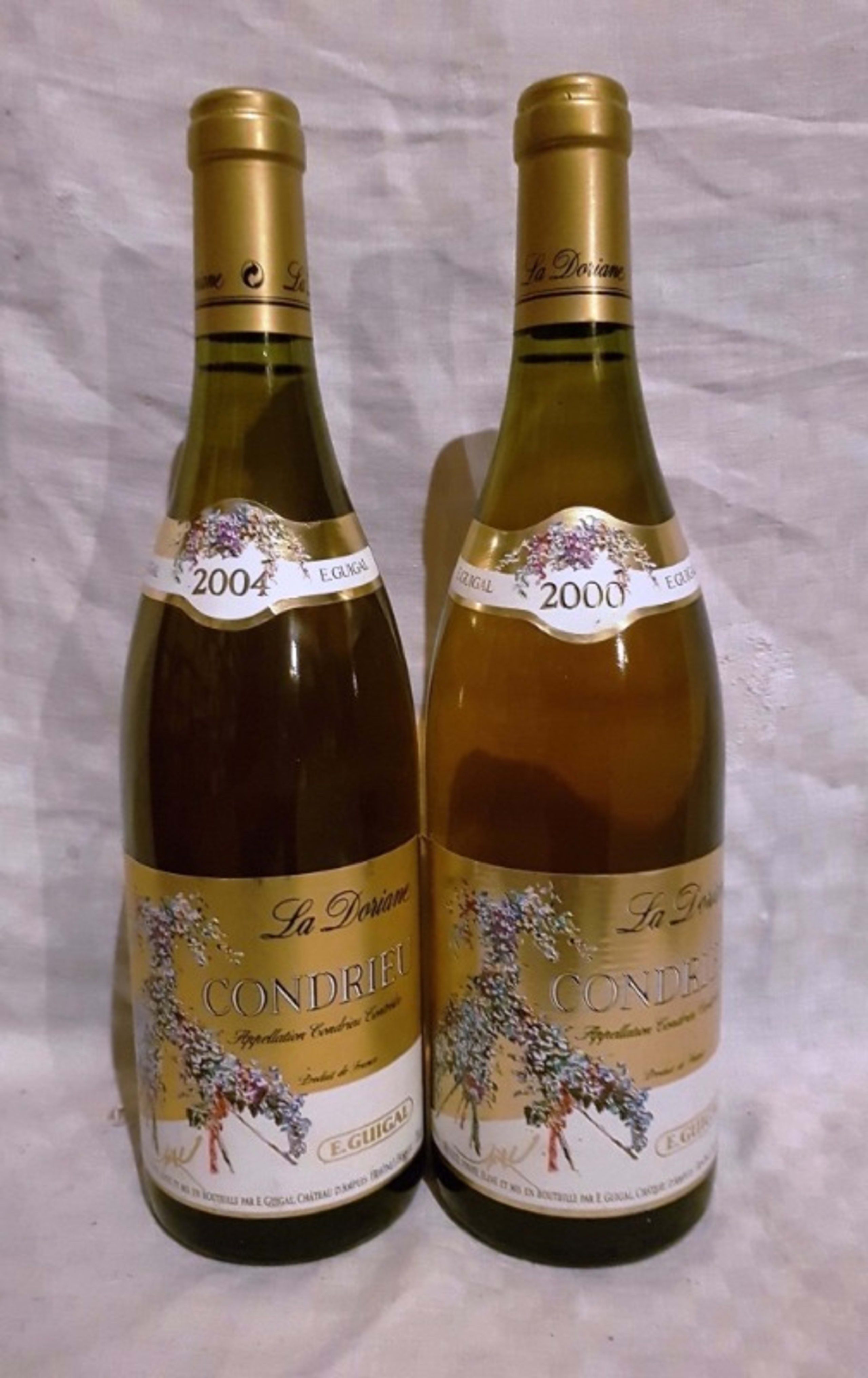 2 x Condrieu, La Doriane, E. Guigal château d'Ampuis, 2000/2004