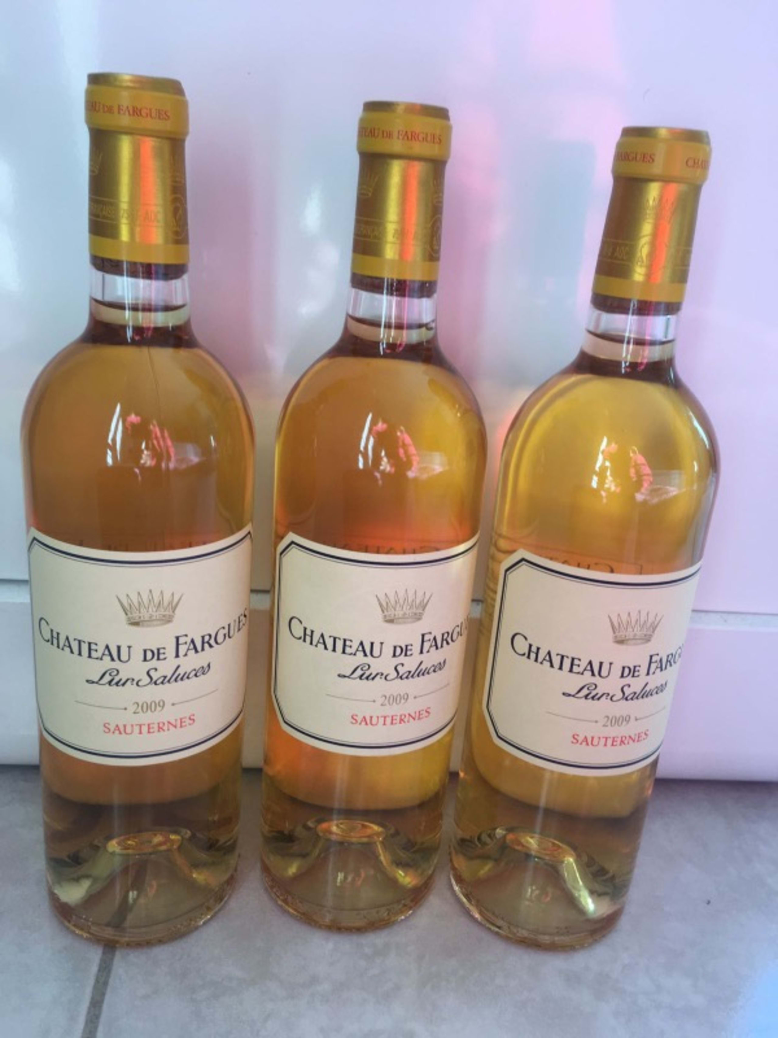 3 x Château de Fargues, Sauternes, 2009