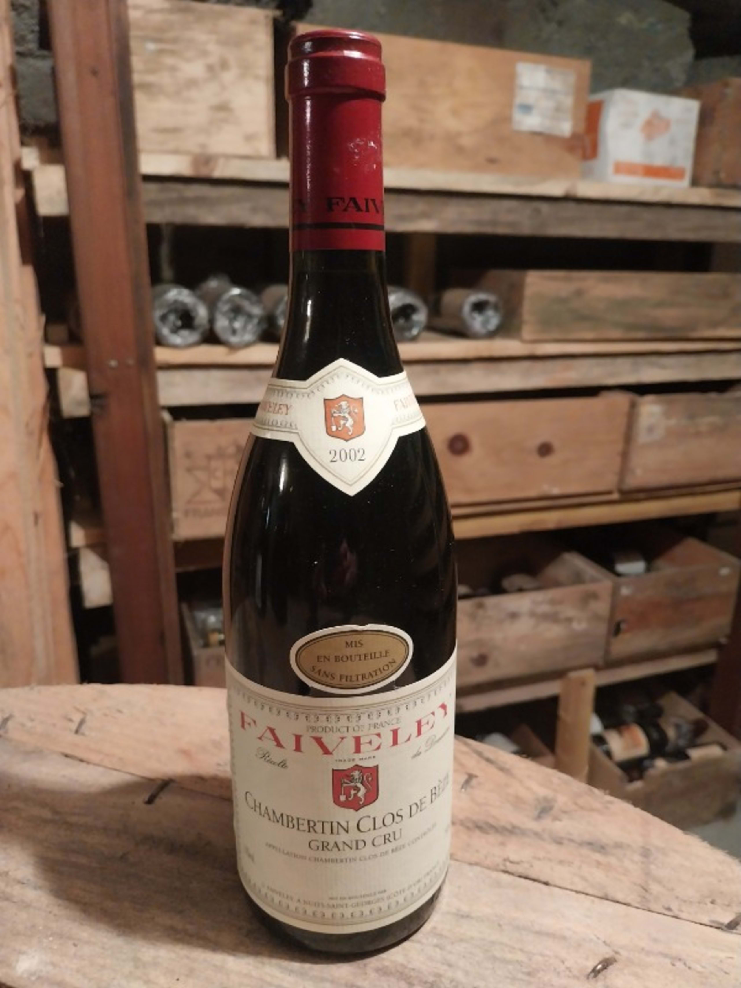 Chambertin-Clos de Bèze, Grand cru, domaine Faiveley, 2002