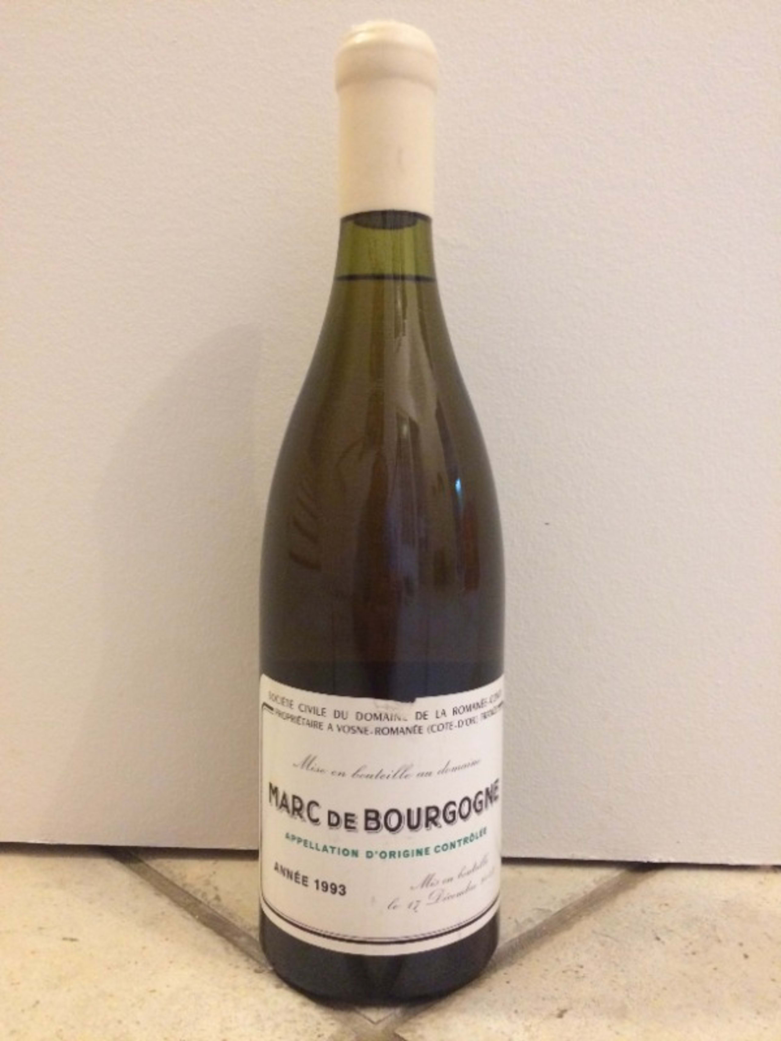 Bourgogne, Marc de Bourgogne, Domaine de la Romanée-Conti, 1993