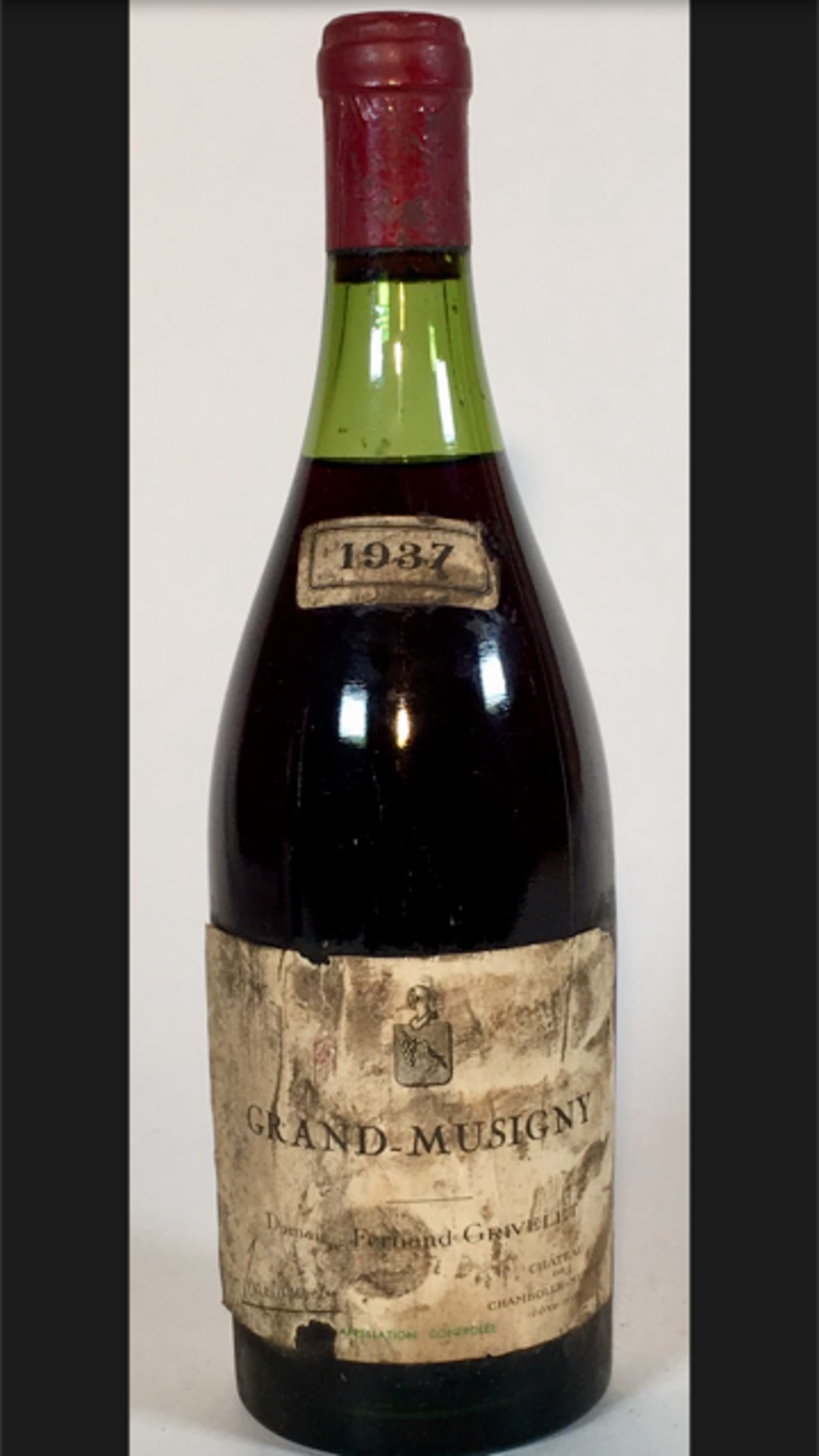 Grand Musigny, Domaine Fernand Grivelet, 1937