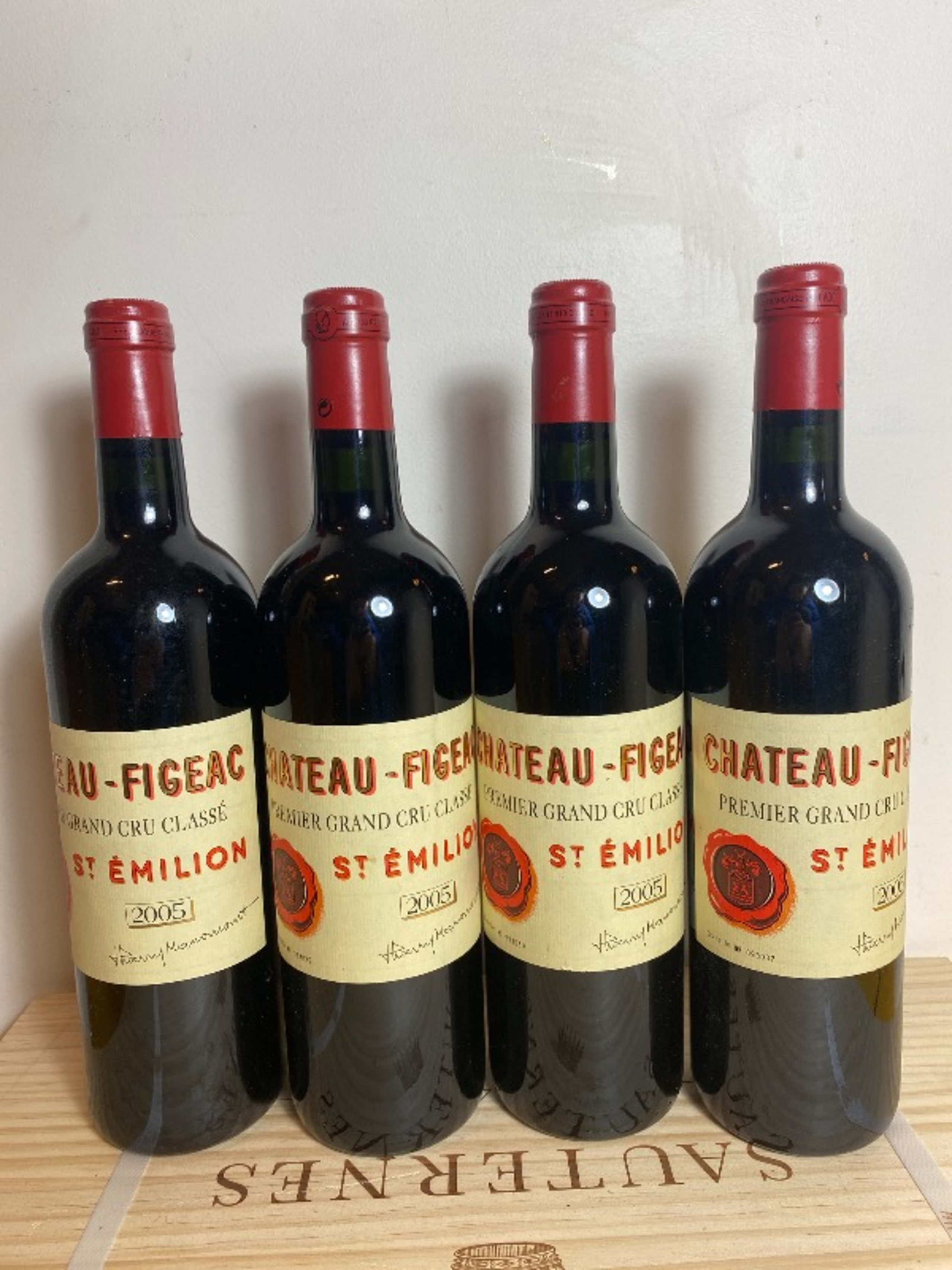 4 x Château-Figeac, Saint-Émilion Grand Cru, 2005
