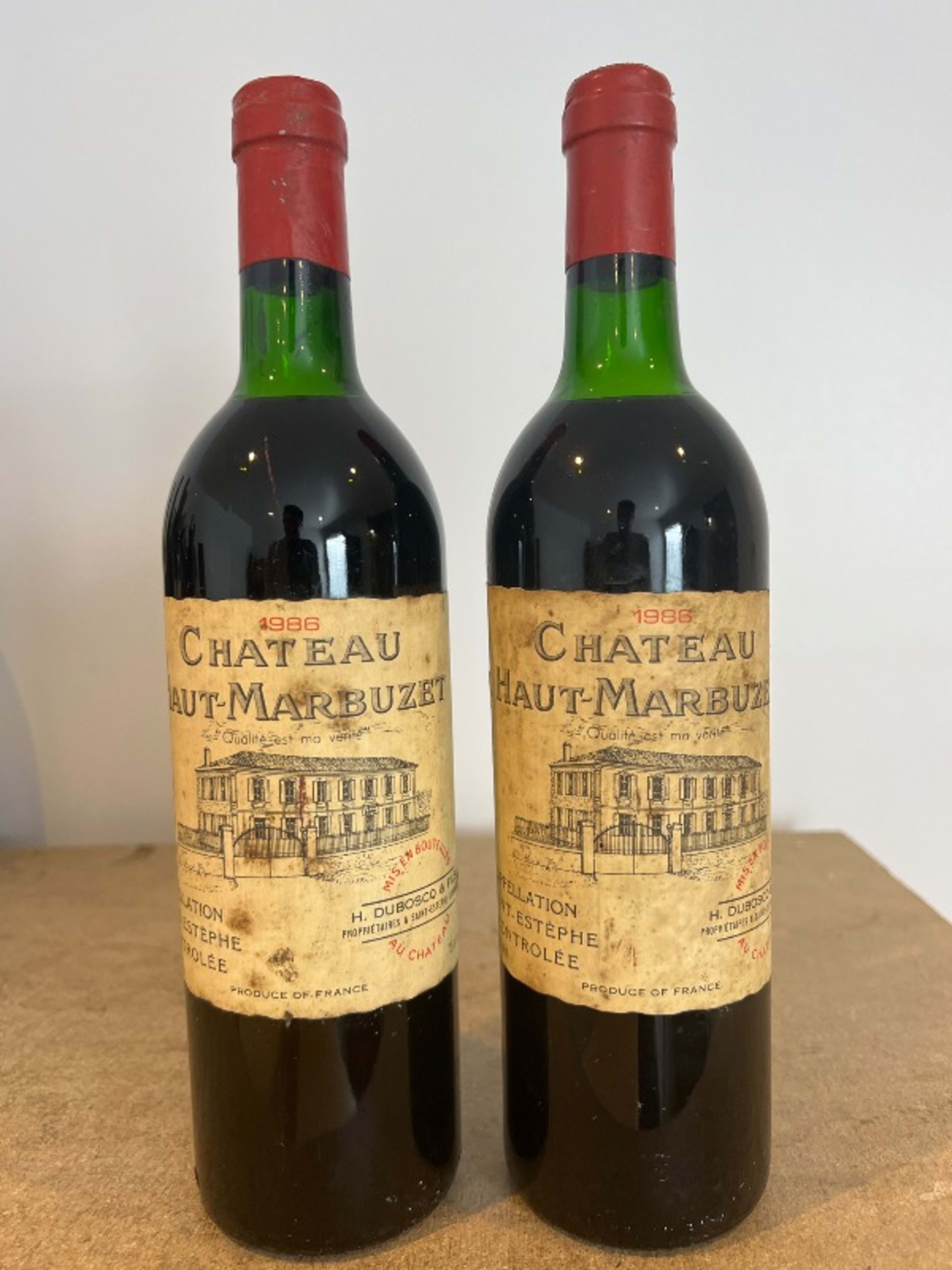 2 x Château Haut-Marbuzet, Saint-Estèphe, 1986