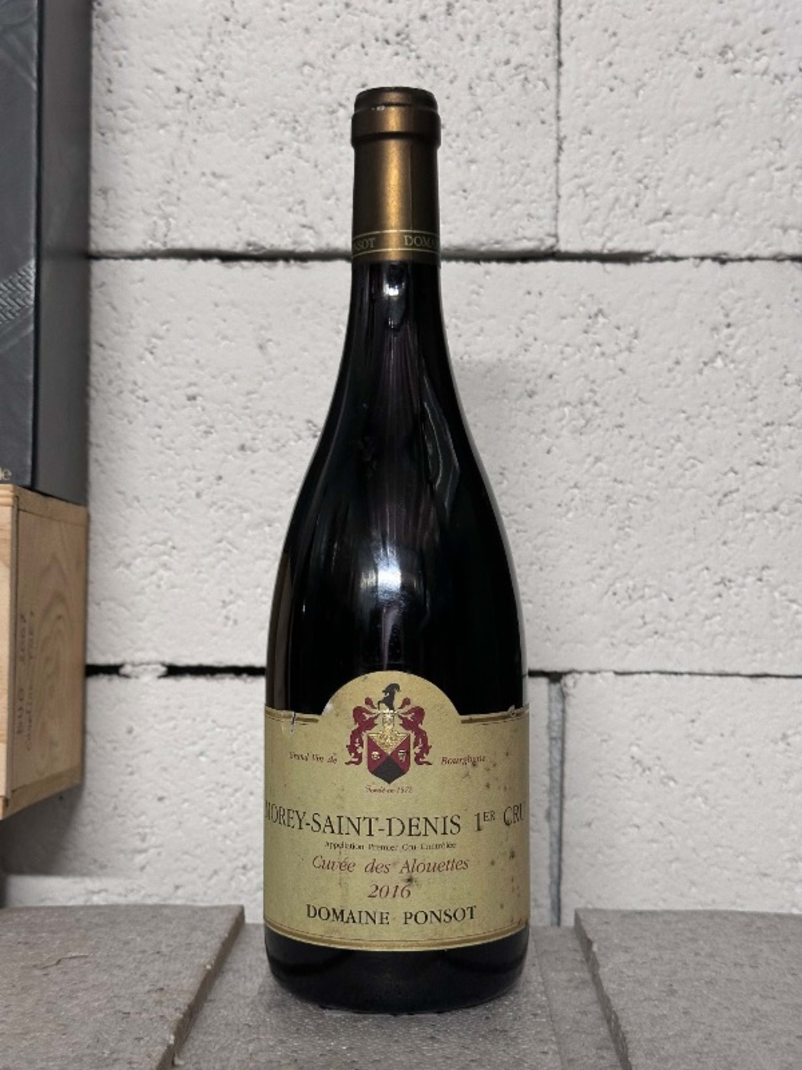 Morey-Saint-Denis, 1er cru - les Alouettes, domaine Ponsot, 2016