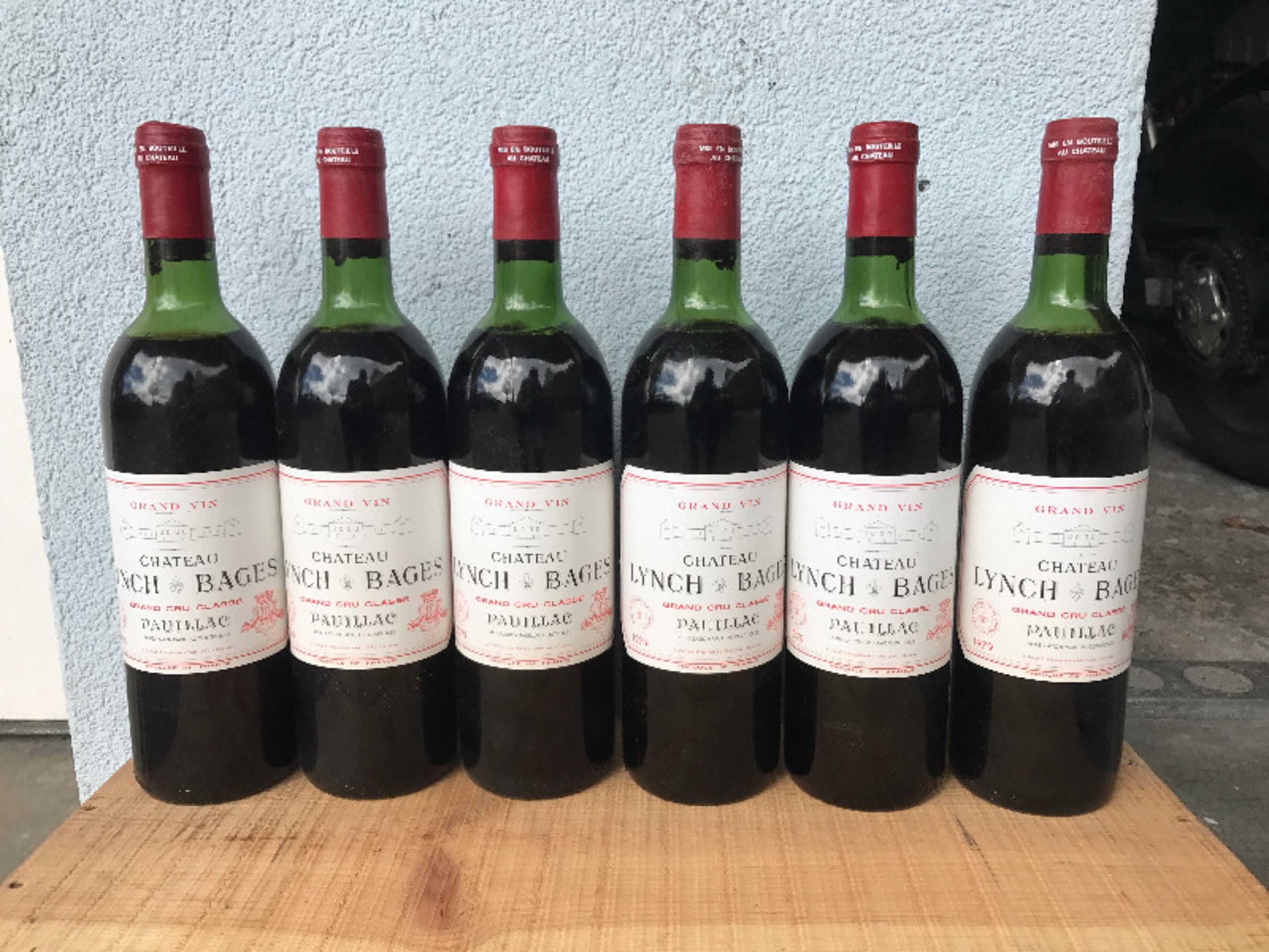 6 x Grand Cru Classé, Lynch Bages, Pauillac, 1979