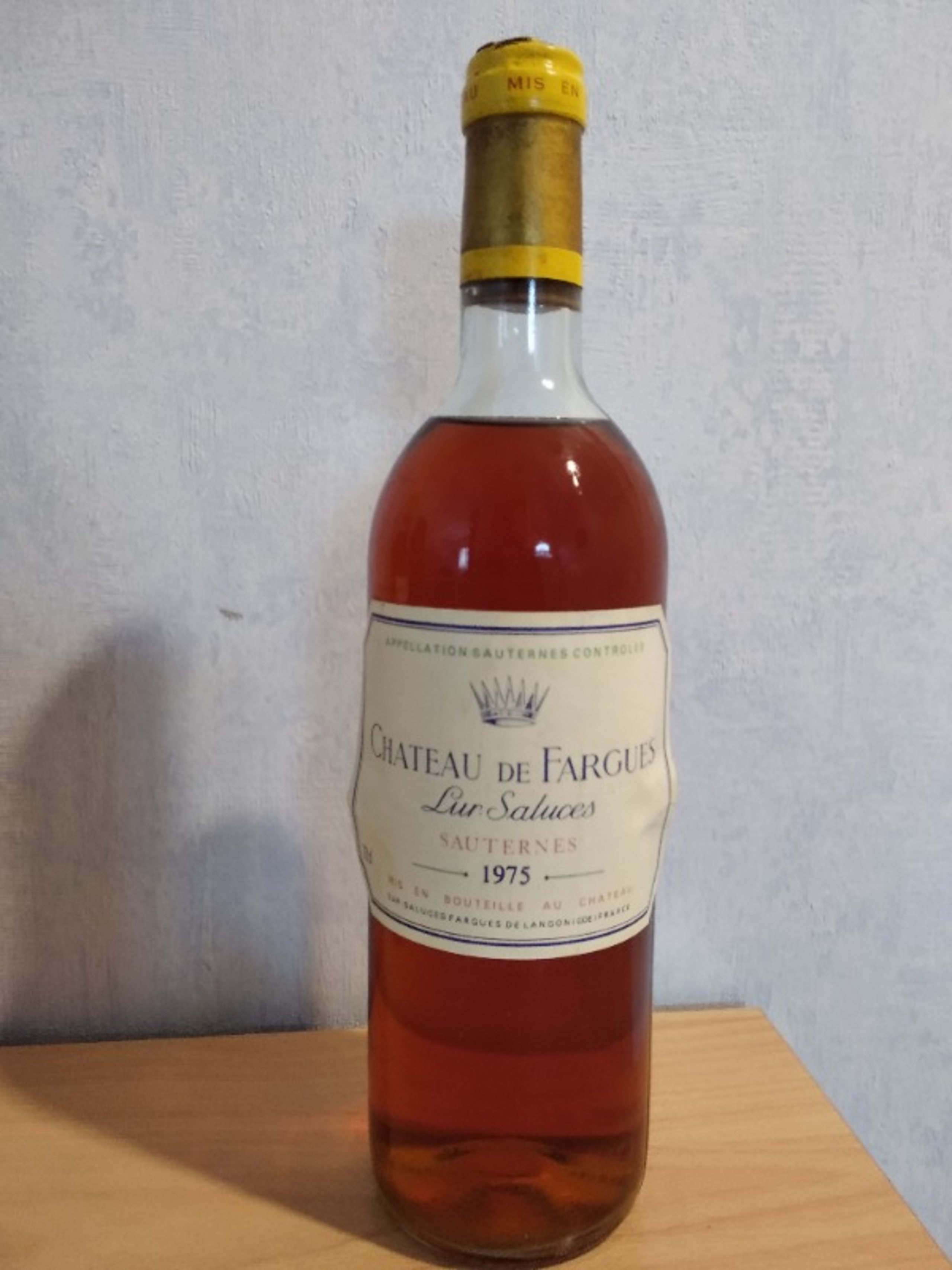Château de Fargues, Sauternes, 1975
