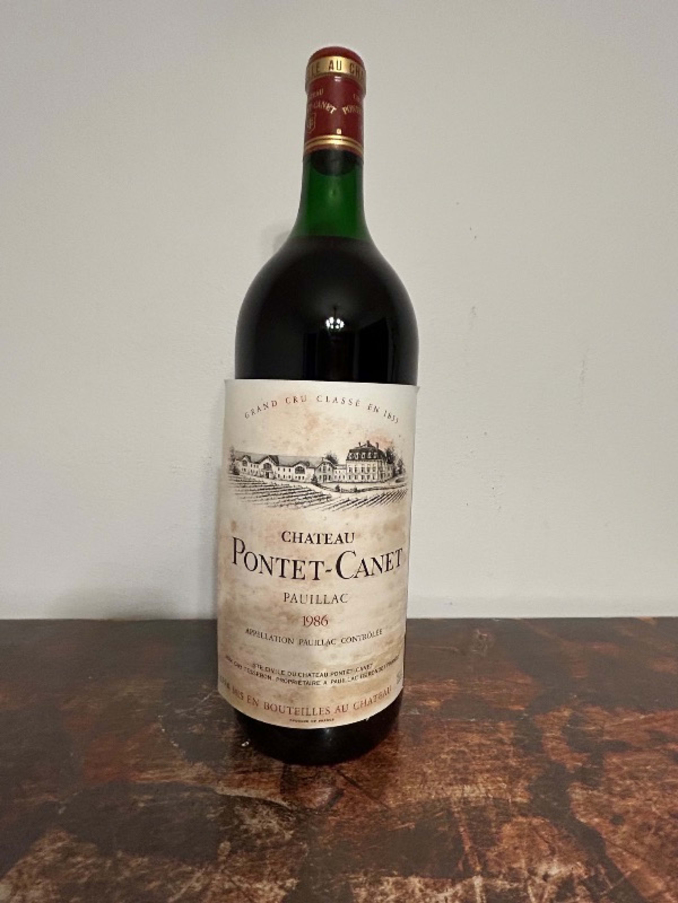 Château Pontet Canet, Pauillac, 1986 (Magnum)