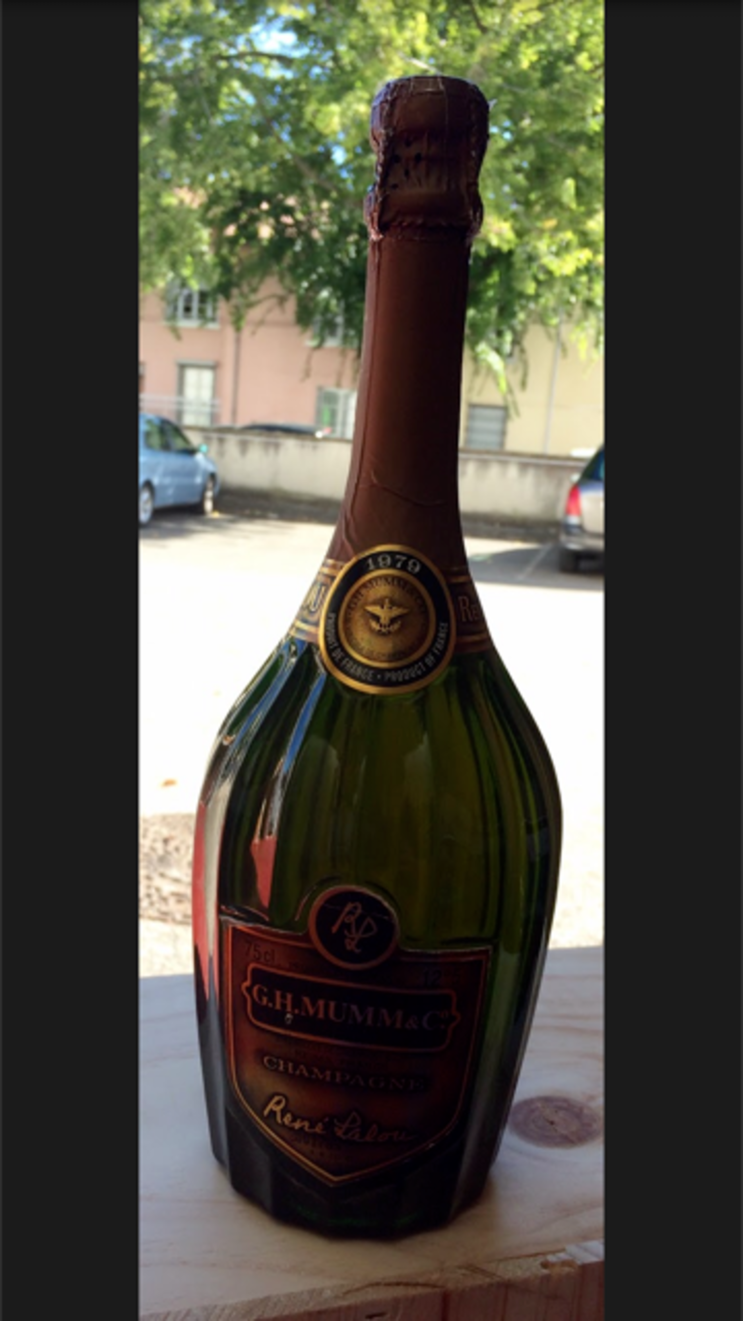 Cuvée René Lalou, G.H. Mumm & Co, Champagne, 1979