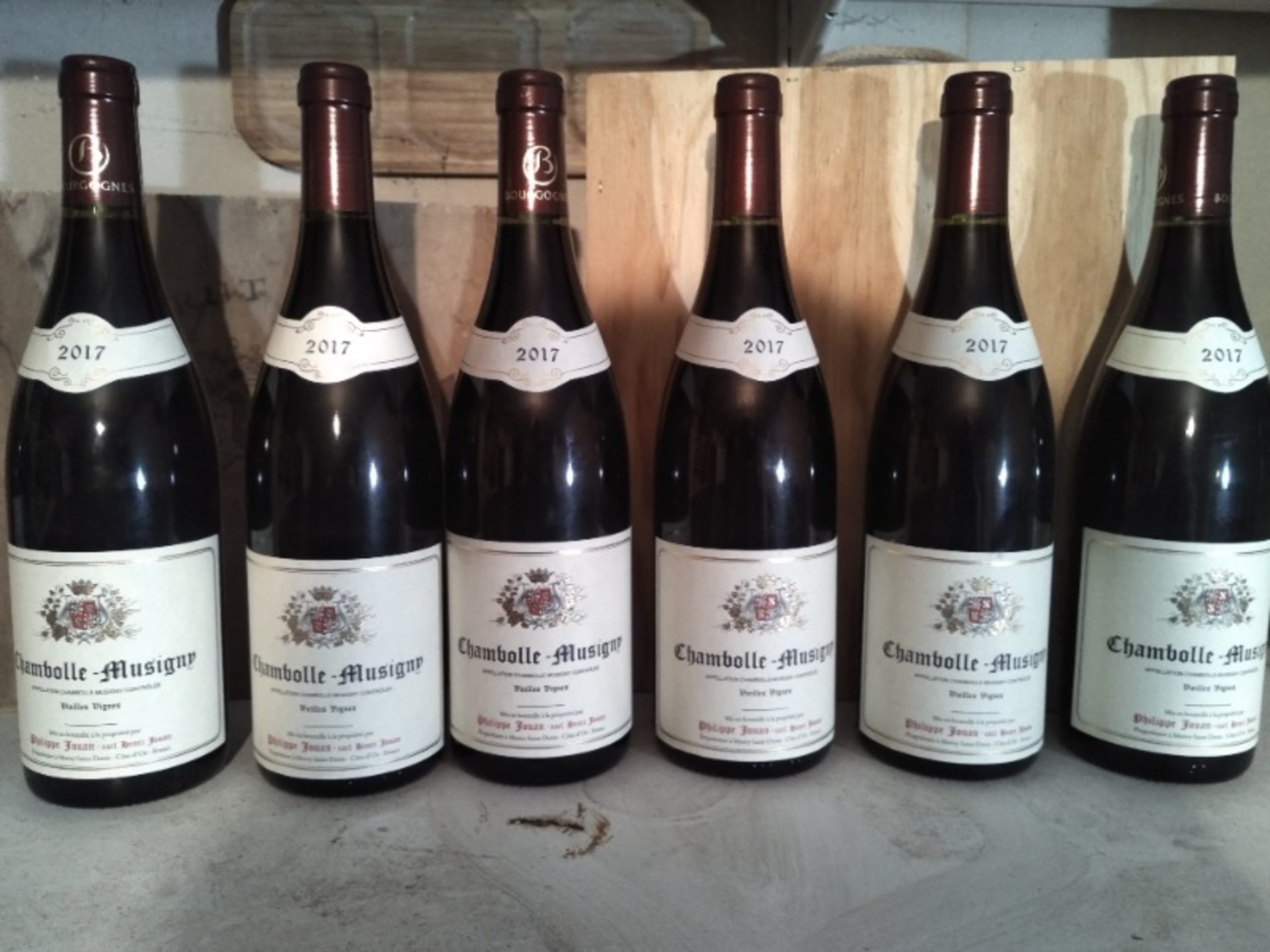 6 x Chambolle-Musigny, Vieilles vignes, Philippe Jouan, 2017