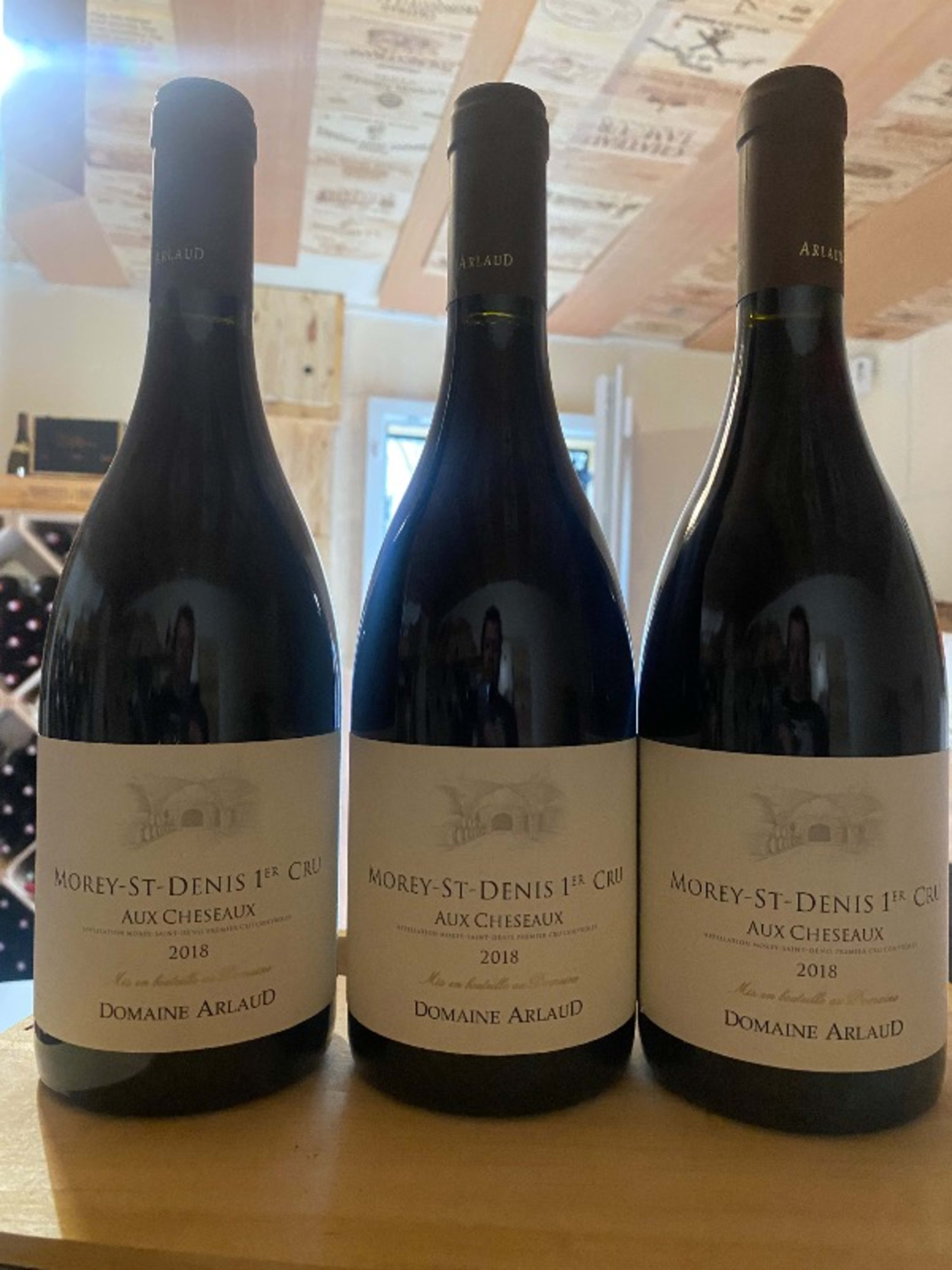 3 x Morey-Saint-Denis, Aux Chéseaux, domaine Arlaud, 2018
