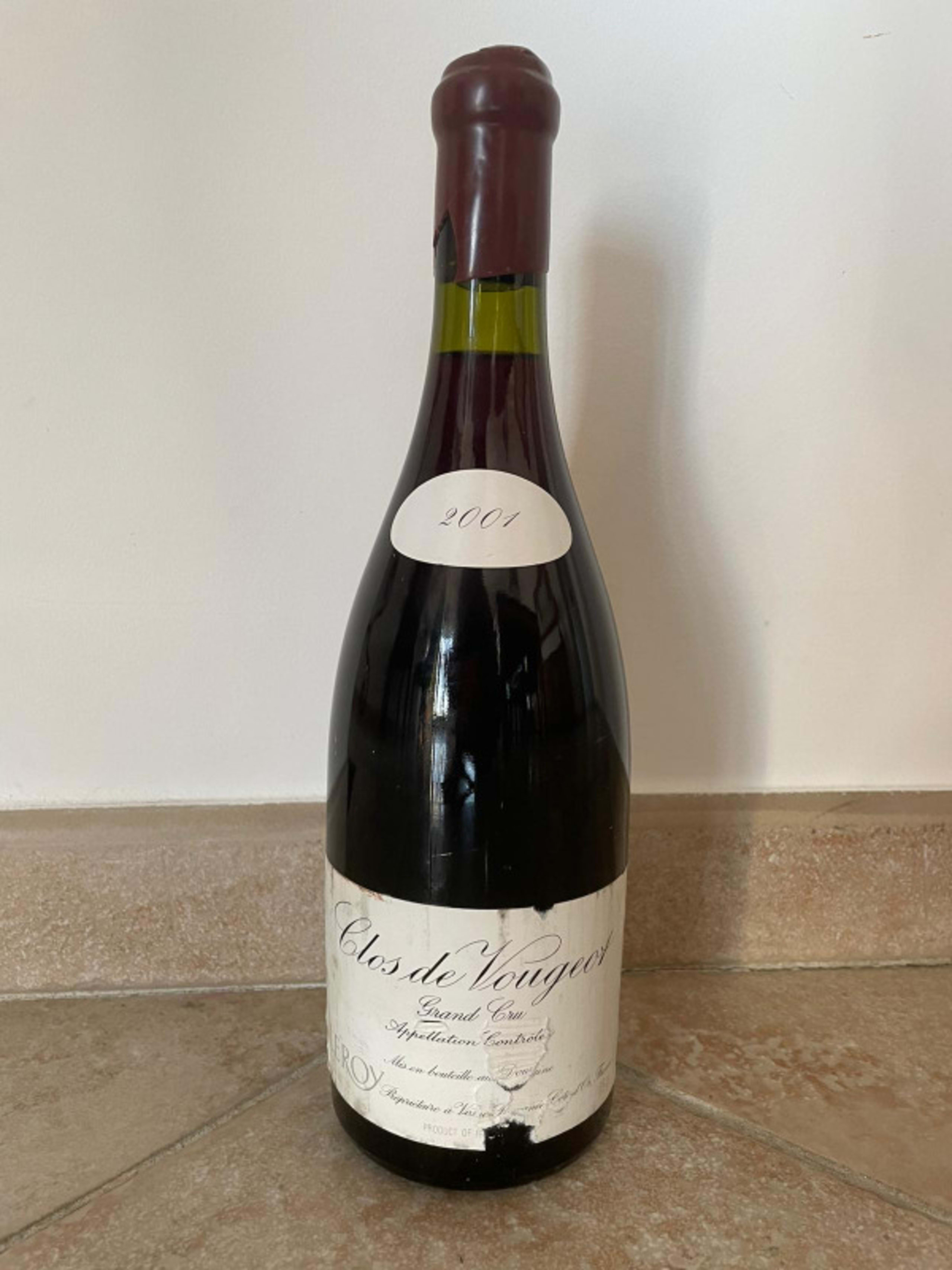 Clos de Vougeot, Grand Cru, Domaine Leroy, 2001
