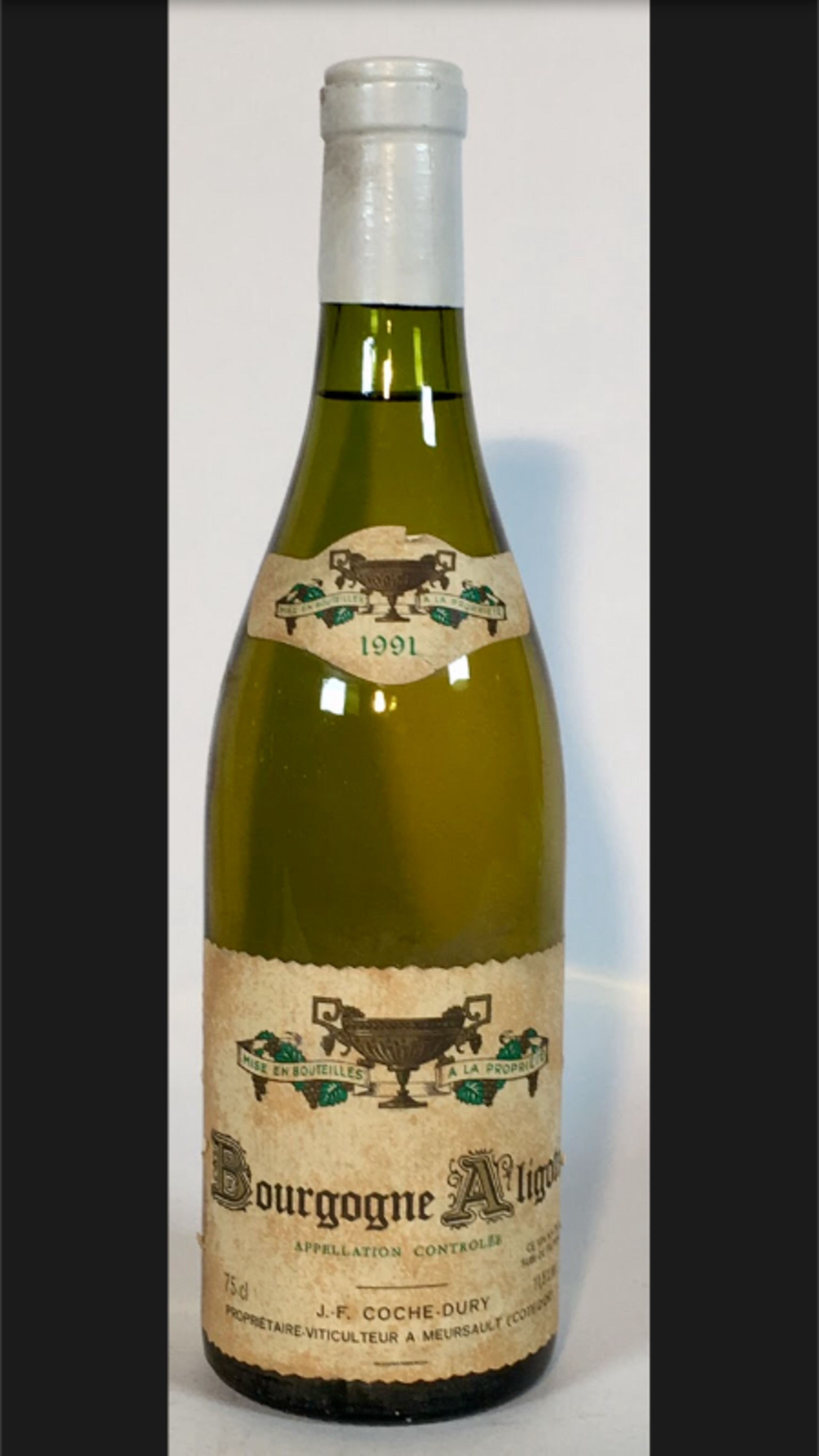 Bourgogne Aligoté, JF Coche-Dury, 1991