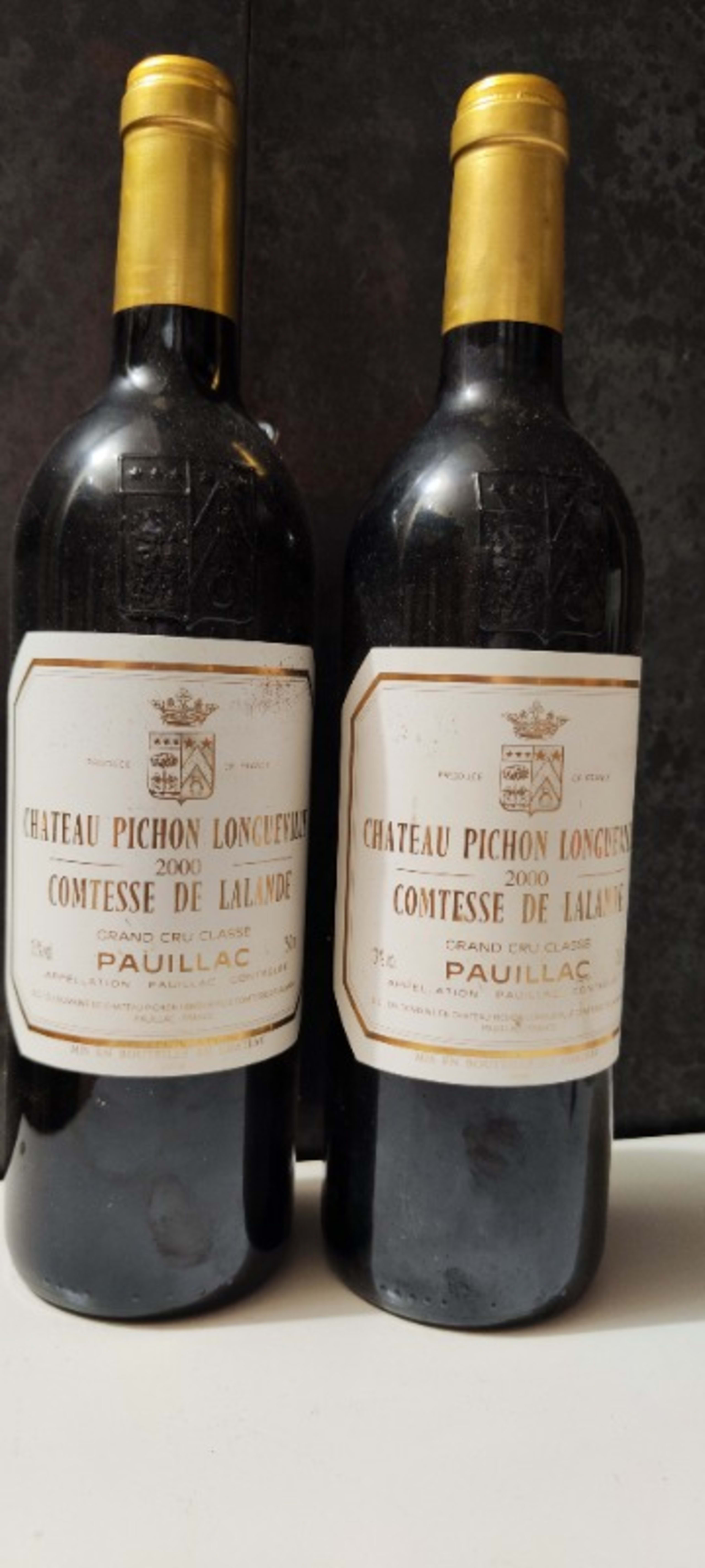 2 x Comtesse de Lalande, château Pichon Longueville, Pauillac, 2000
