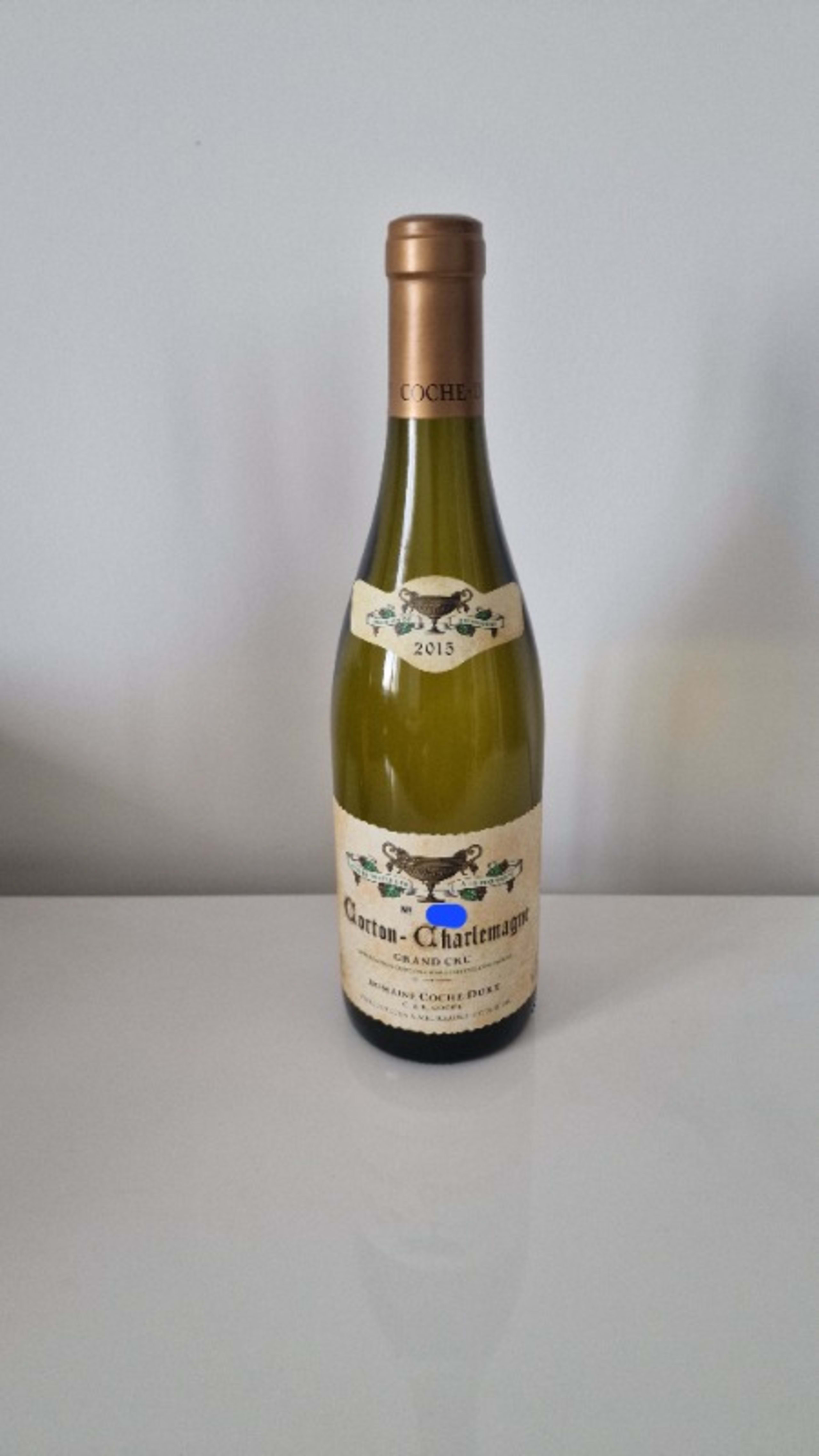 Corton-Charlemagne, grand cru, coche dury, 2015