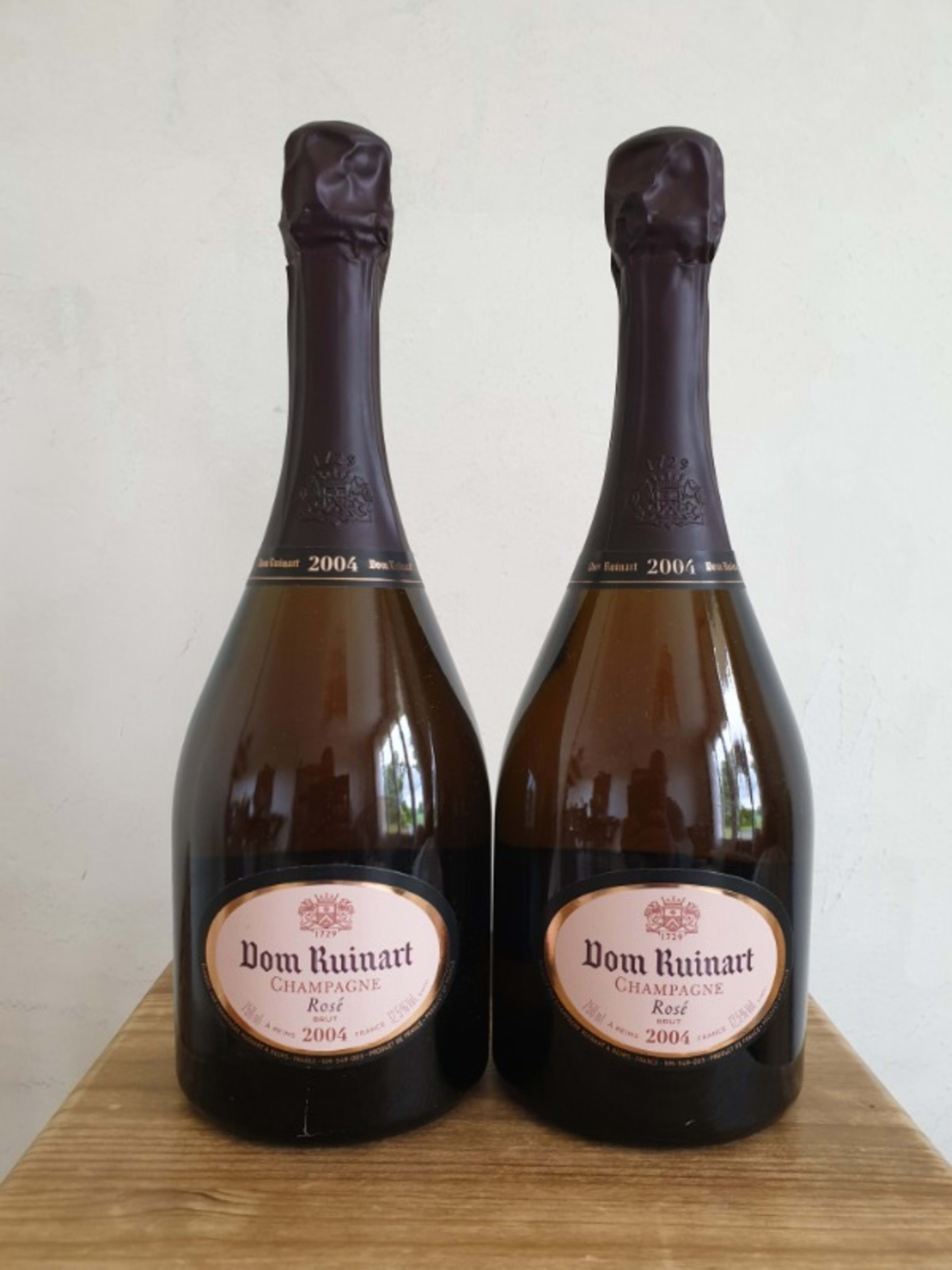 2 x Dom Ruinart Rosé, Champagne, 2004