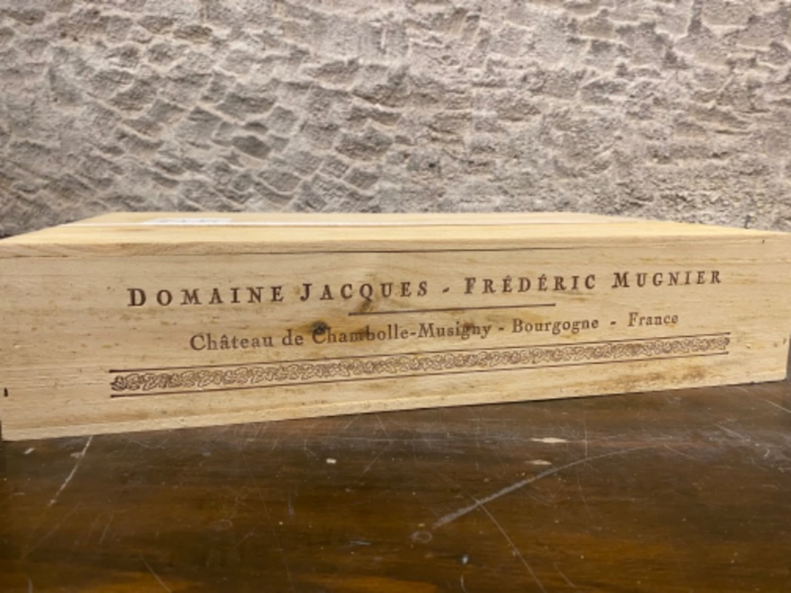 CBO/OWC6 x Nuits-Saint-Georges, 1er Cru Clos de la Maréchale, Domaine Jacques Frédéric Mugnier, 2019