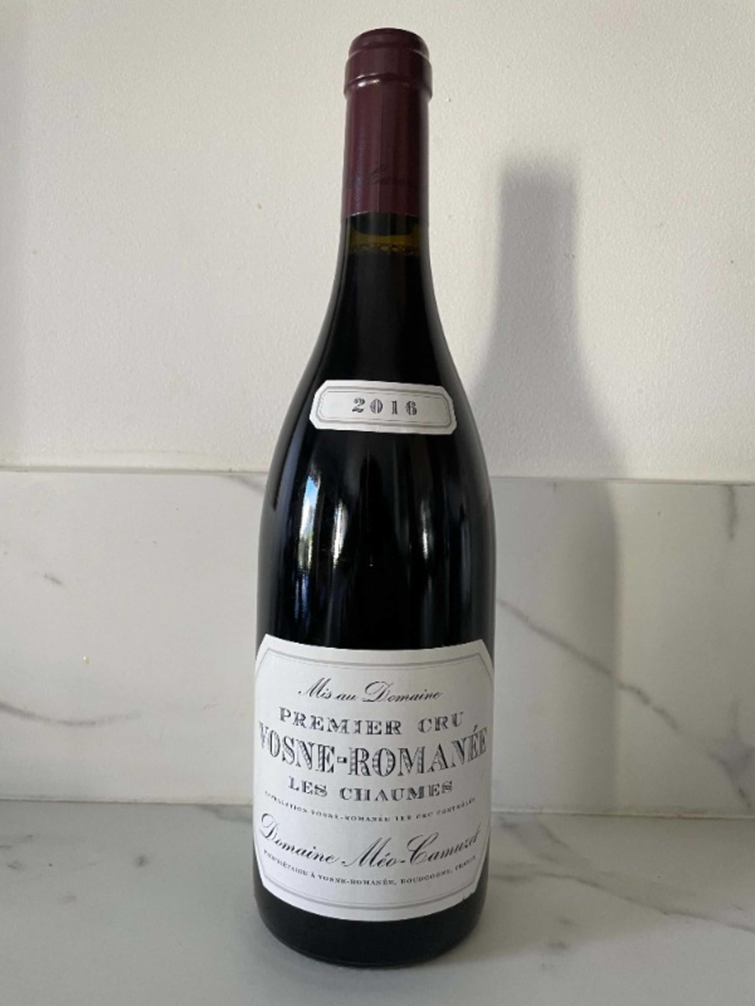 Vosne-Romanée, 1er Cru Les Chaumes, Domaine Méo-Camuzet, 2016