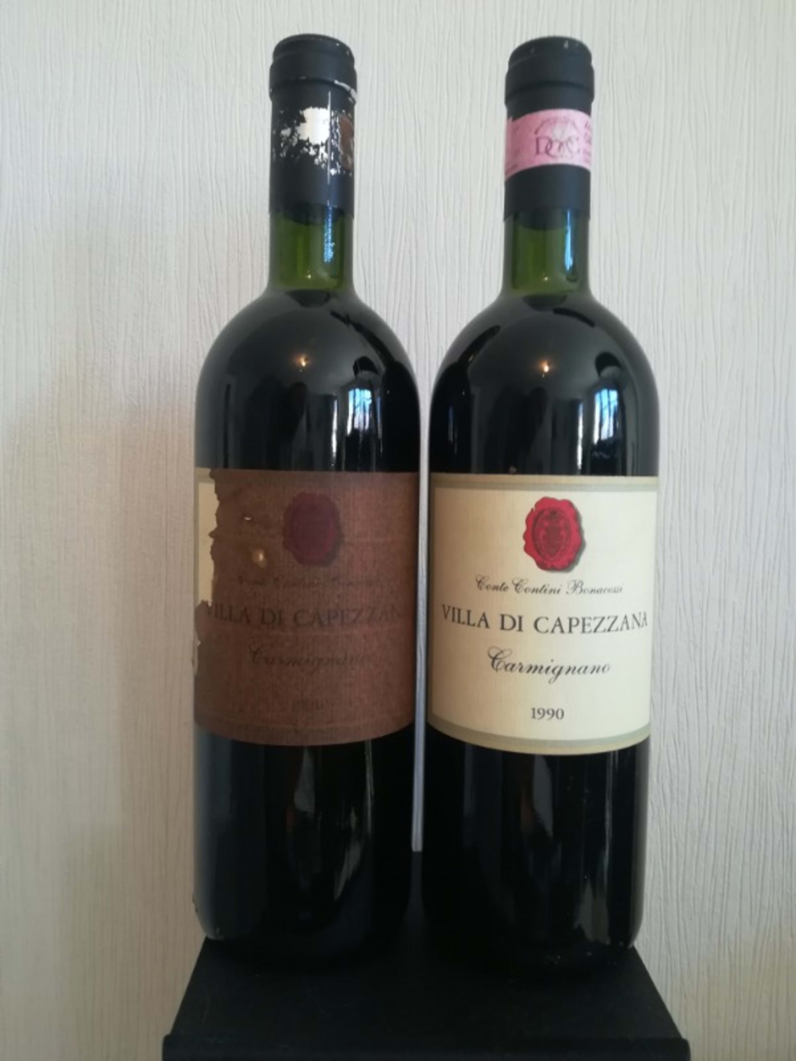 2 x Conte Contini Bonacossi, Carmignano, Villa Di Capezzana, 1990