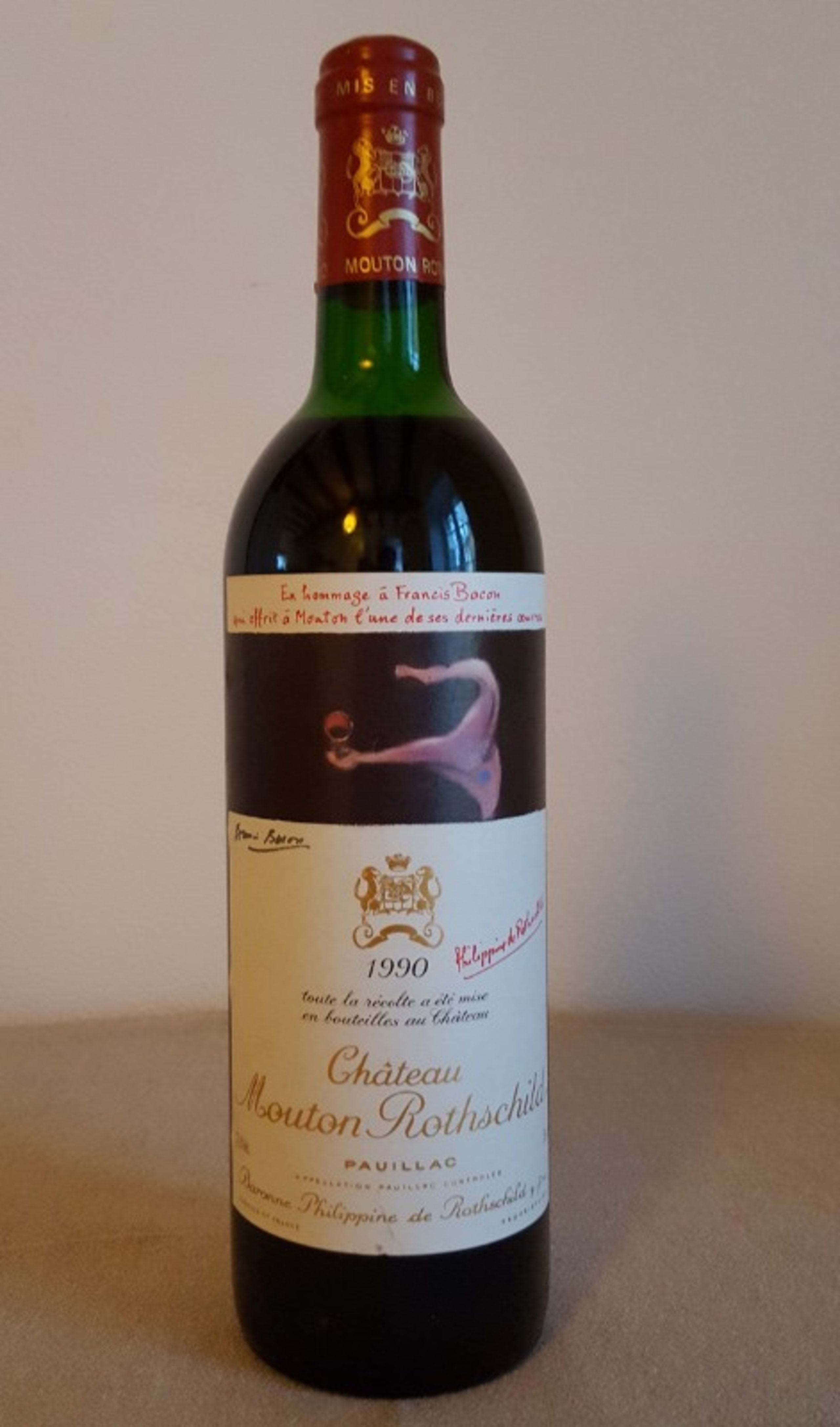 Château Mouton Rothschild, Pauillac, 1990