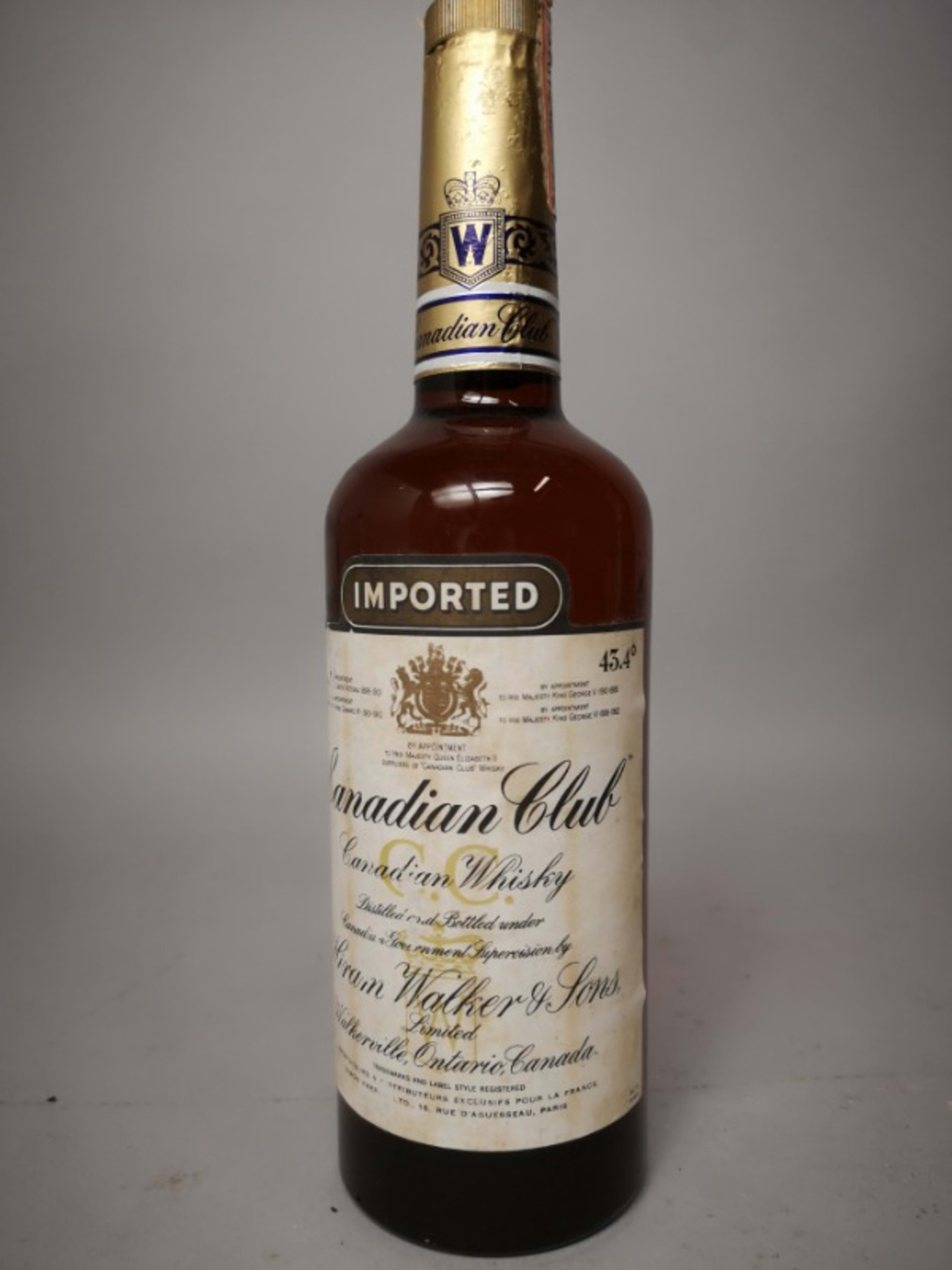 Canadian Club, Whisky, 1957